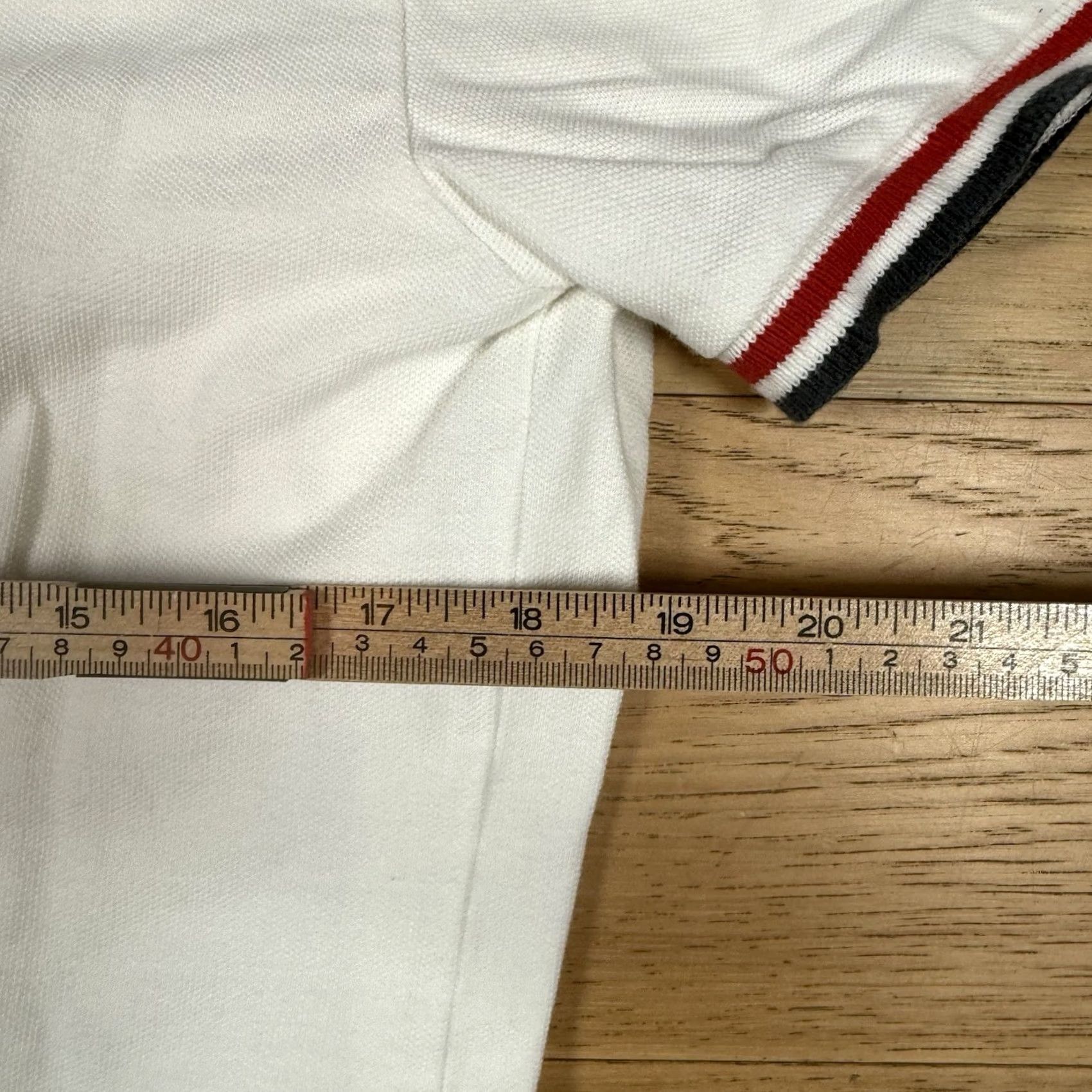Ralph Lauren VINTAGE Polo Ralph Lauren Shirt Mens Medium Slim White Blue Red Tipped Olympic Team 2020 Mens Size US M / EU 48-50 / 2 - 6 Thumbnail