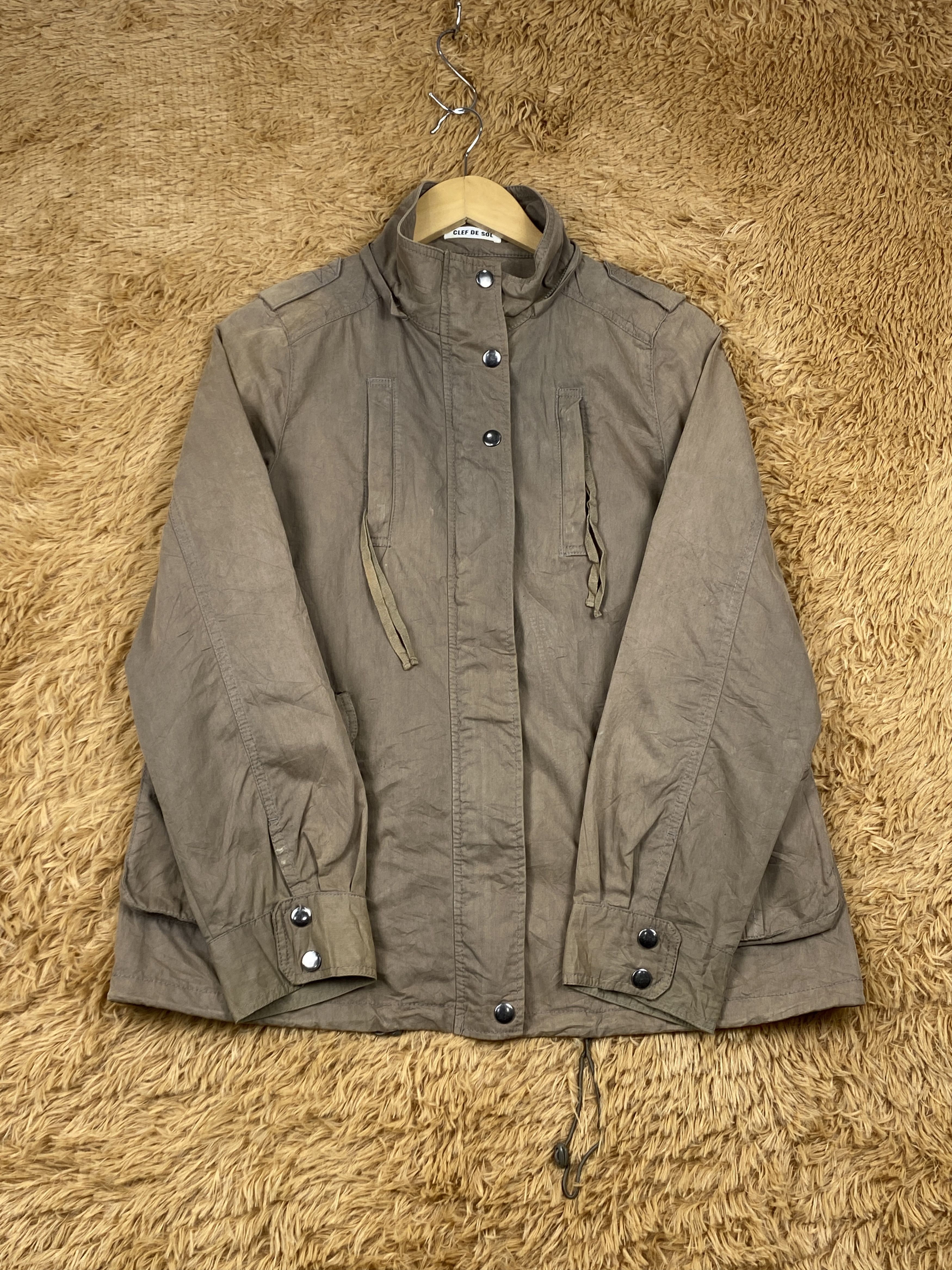 Vintage Vintage Clef De Sol Zip Up Utility Jacket J1724 Size US S / EU 44-46 / 1 - 4 Thumbnail
