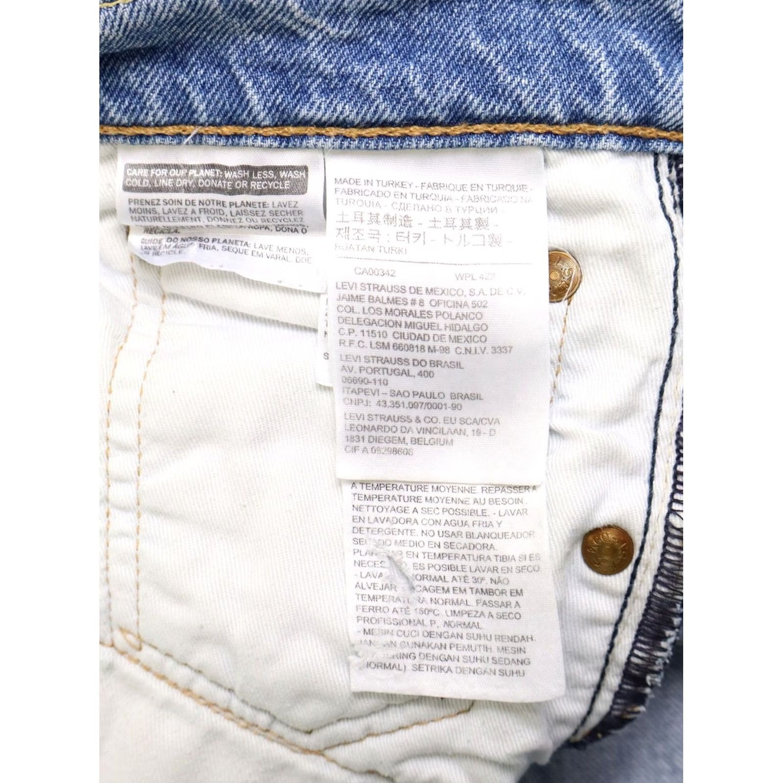 Levi's LEVI'S 512 Jeans Men's W32/L32 Slim Tapered Fit Blue Zip Fly Classic Faded Size US 32 / EU 48 - 7 Thumbnail