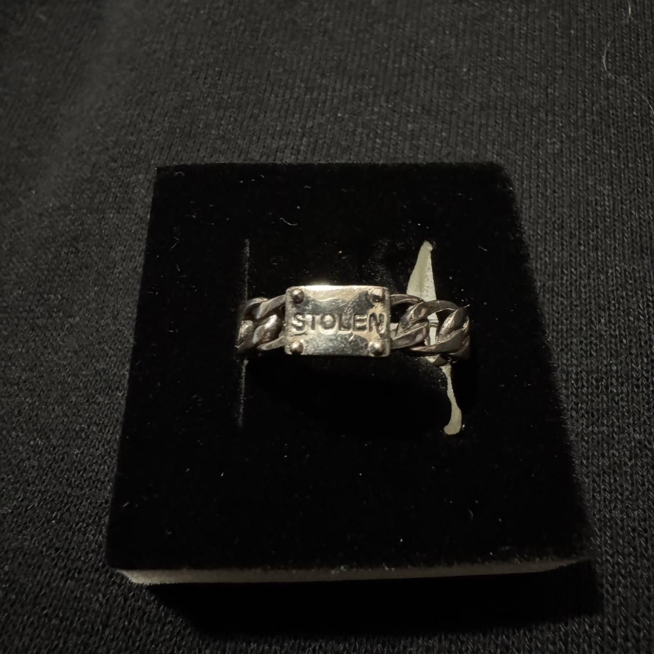 Stolen Girlfriends Club Silver Curb Ring Size ONE SIZE - 2 Thumbnail