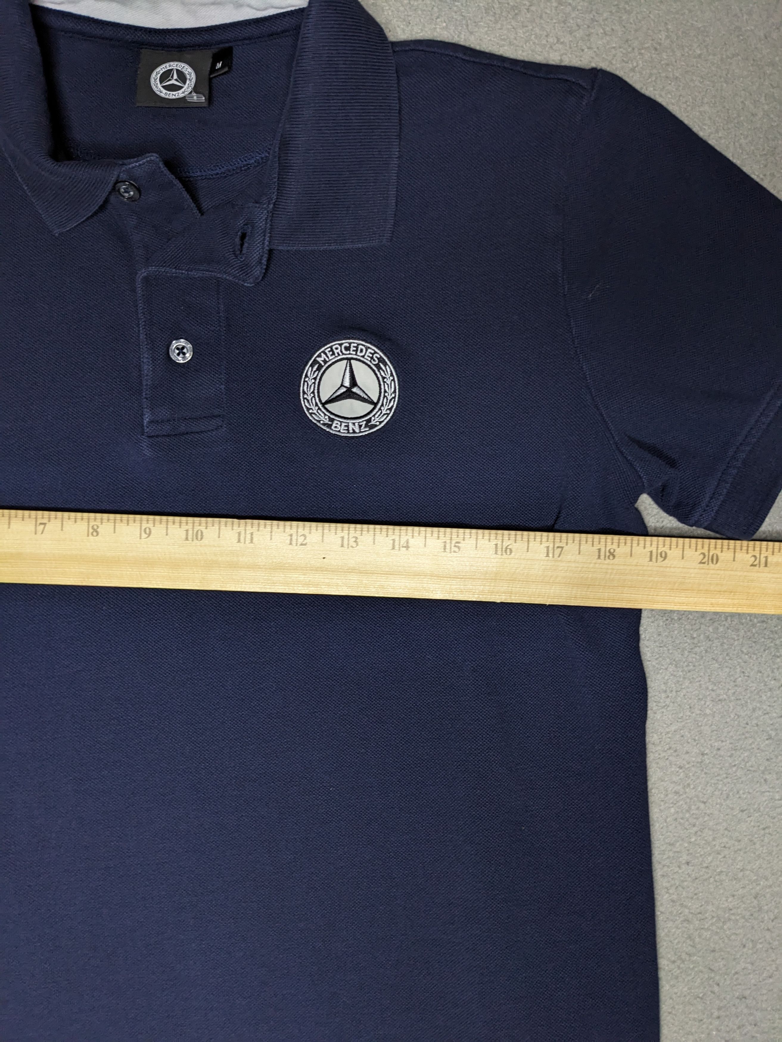 Mercedes-Benz Mercedes Benz Polo Shirt Medium Blue Embroidered Logo Racing Size US M / EU 48-50 / 2 - 9 Thumbnail