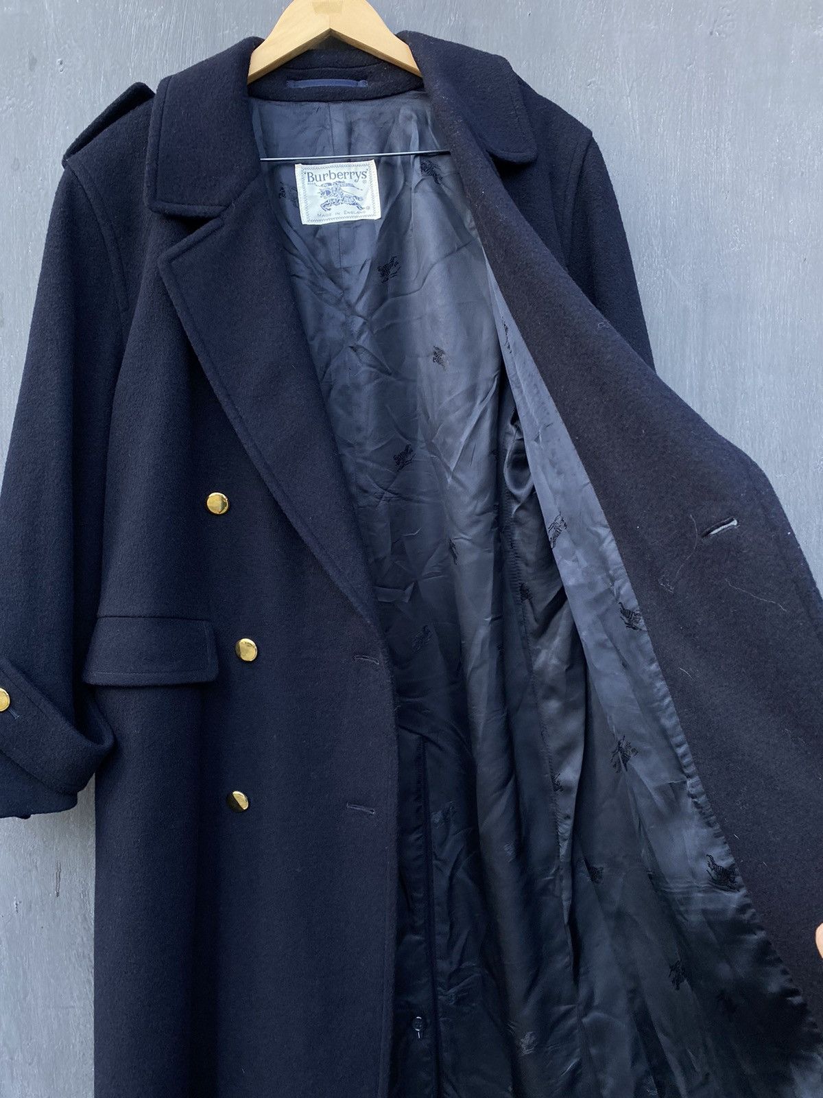 Burberry Burberrys Vintage Wool Double Breasted coat jacket size 12 Size M / US 6-8 / IT 42-44 - 7 Thumbnail