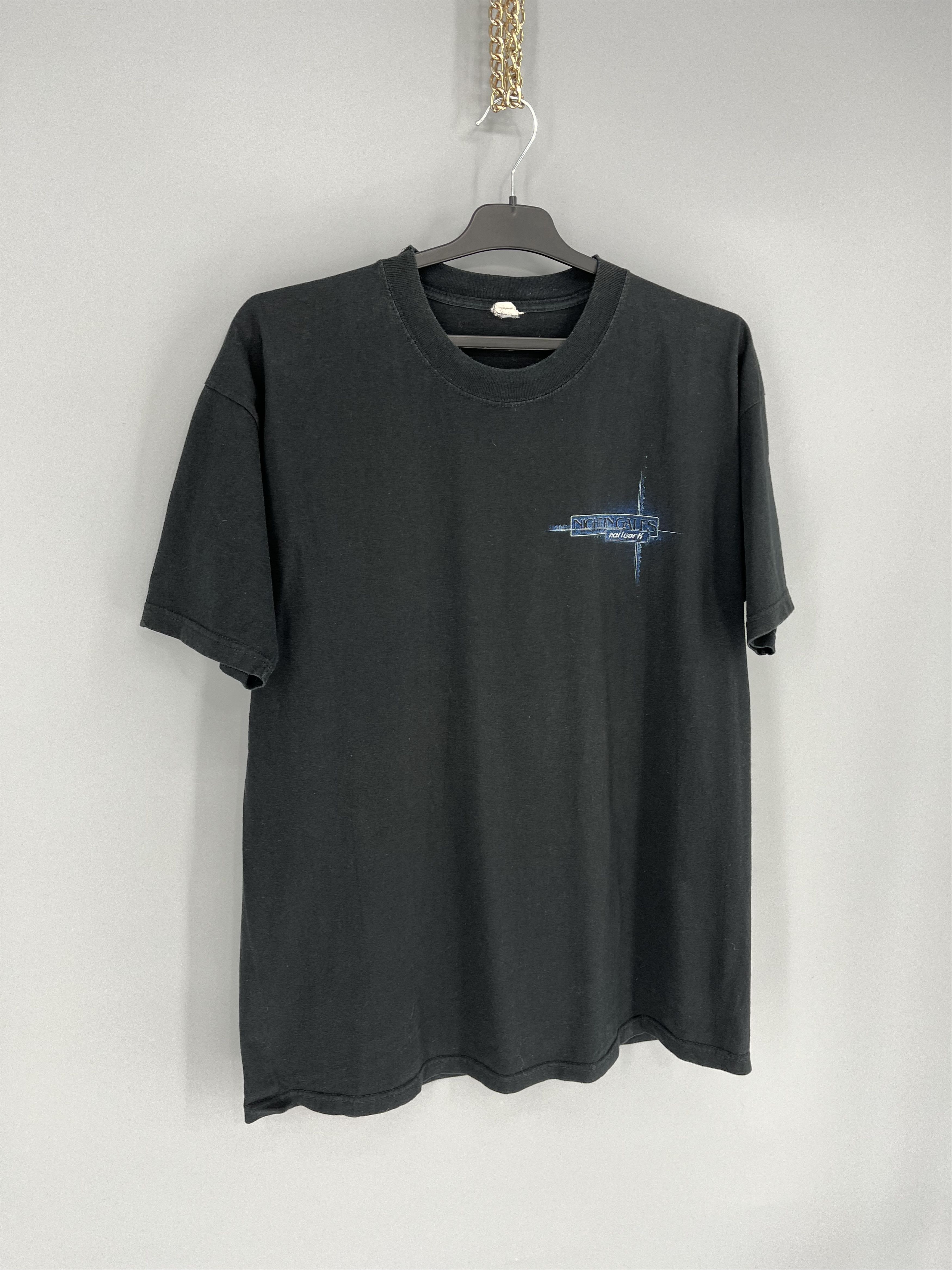 Band Tees × Vintage NIGHT IN GALES T-SHIRT "Nailwork" - absolute rarity, 1999 Size US XL / EU 56 / 4 - 3 Thumbnail