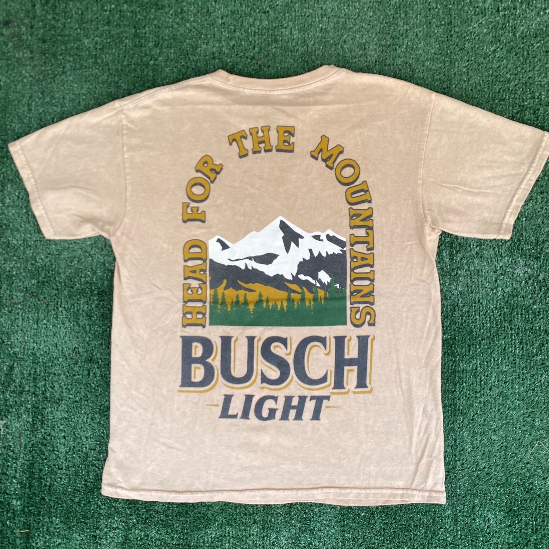 Vintage Vintage Y2K Busch Light Shirt Beer Logo Mountains Frat Tee Size US XS / EU 42 / 0 - 5 Thumbnail