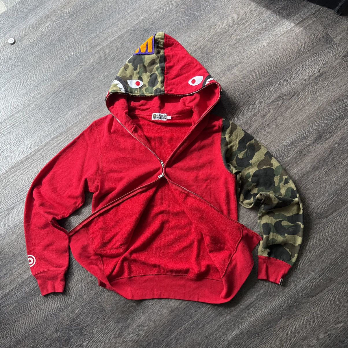 Bape BAPE 1st camo green × red shark OG Size US L / EU 52-54 / 3 - 2 Thumbnail