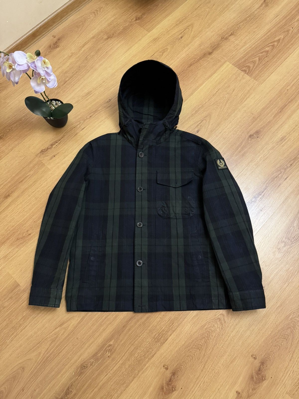 Belstaff Belstaff Watchman Wax Jacket Raincoat Checked Mens M Size US M / EU 48-50 / 2 - 19 Thumbnail
