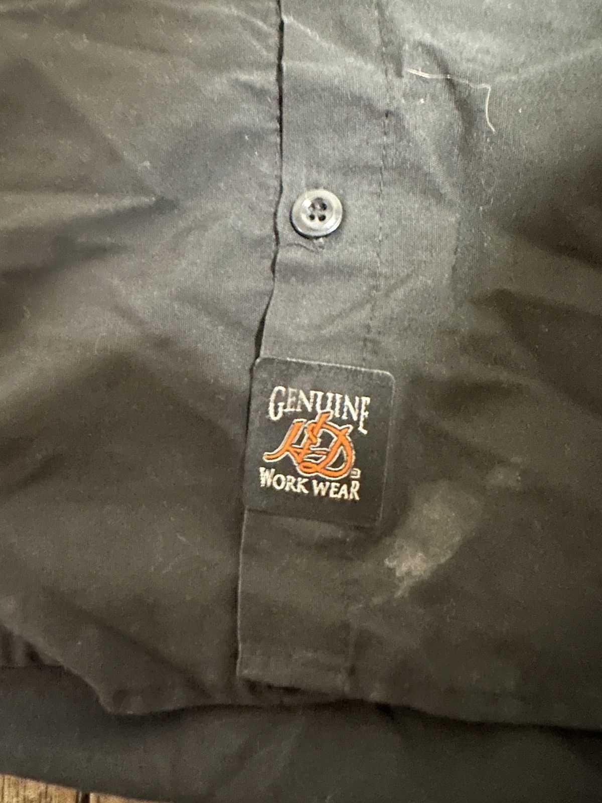 Harley Davidson × Vintage Vintage 90s Harley Davidson “Marty’s” Work Shirt Size US M / EU 48-50 / 2 - 5 Thumbnail