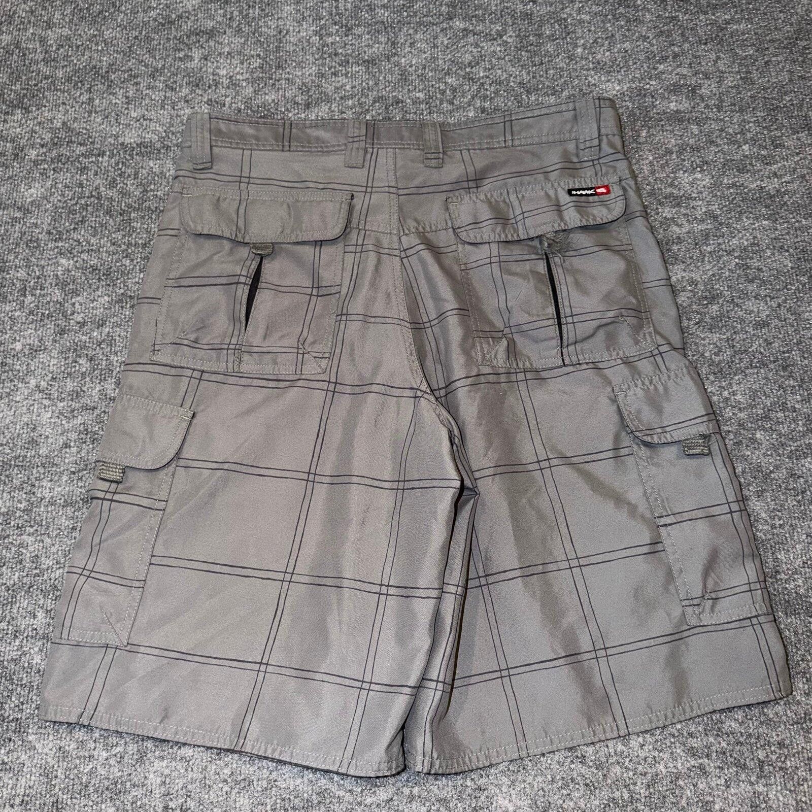 Tony Hawk Tony Hawk Grey Striped Swim Trunks Mens MD 32 VTG 90s Size US 32 / EU 48 - 5 Thumbnail