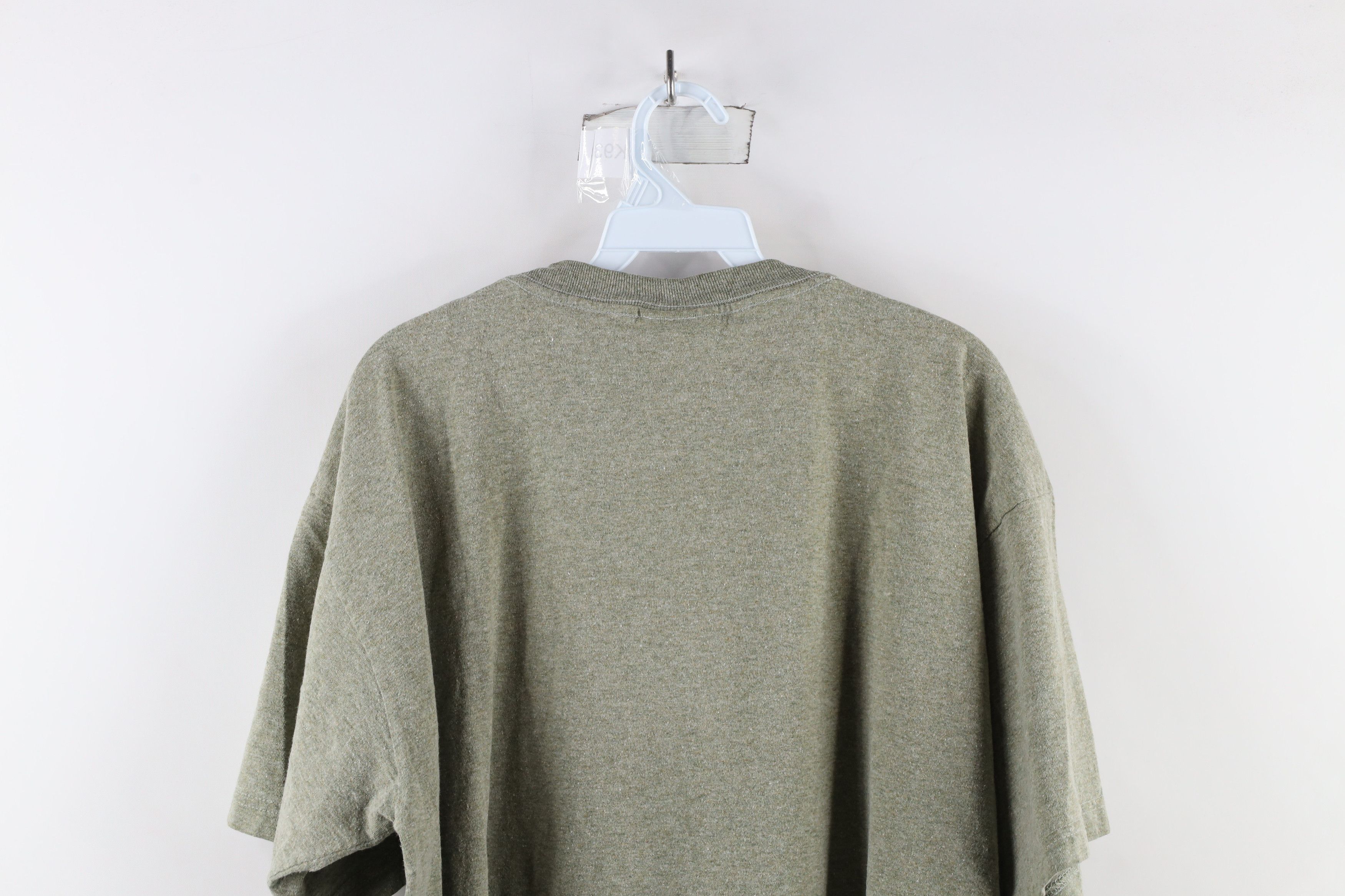 Vintage Vintage 90s Streetwear Little Bighorn Montana T-Shirt Green Size US XL / EU 56 / 4 - 9 Thumbnail