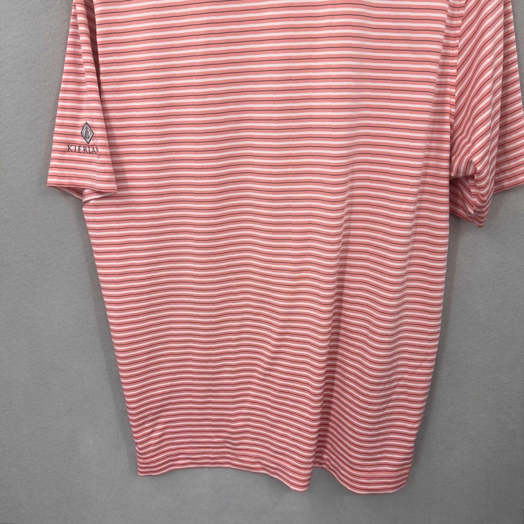 Footjoy Footjoy Polo Shirt Mens M Pink White Striped FJ Oxford Golf Preppy Dad Size US M / EU 48-50 / 2 - 4 Thumbnail