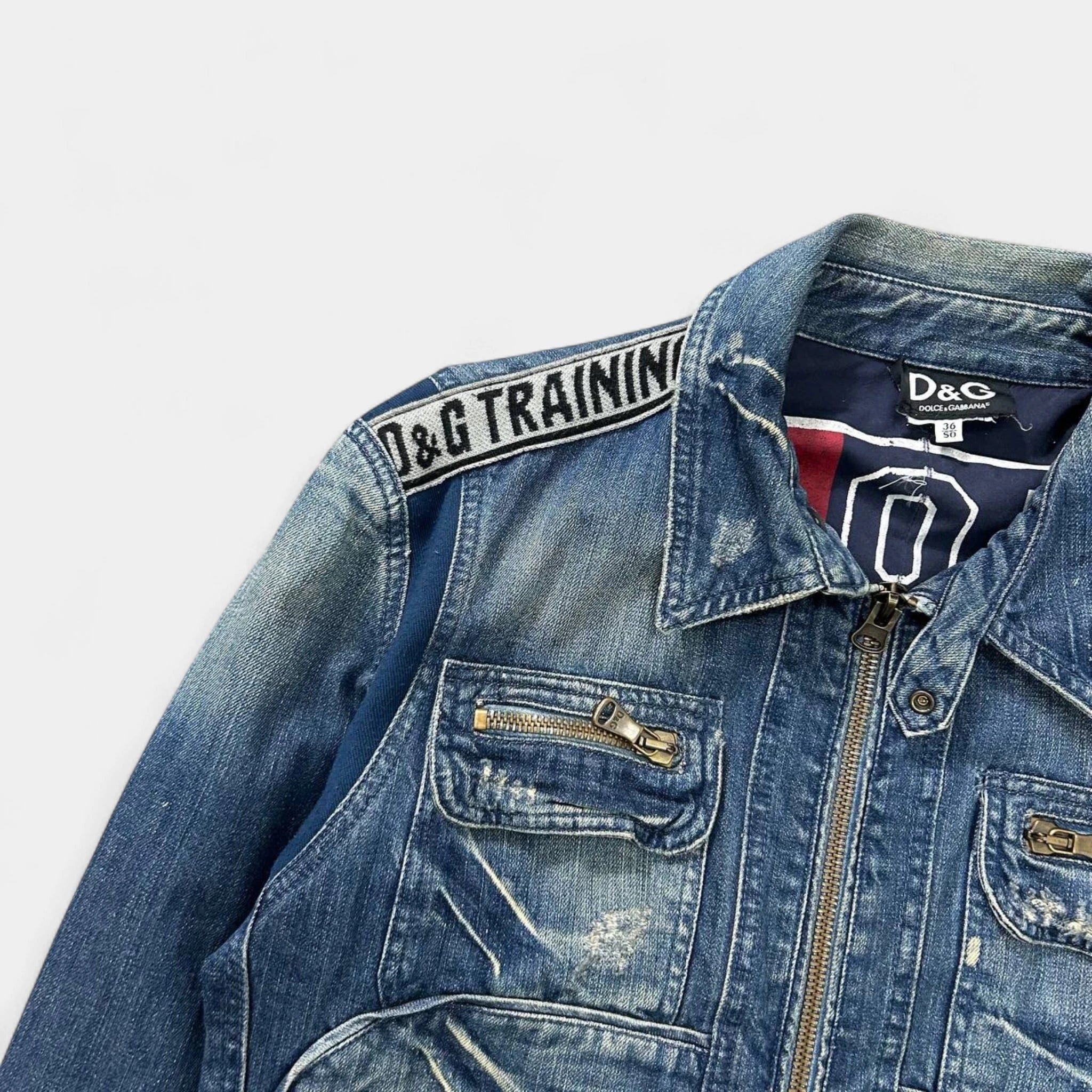 Dolce & Gabbana Dolce Gabbana Zipper Denim Jacket Size US L / EU 52-54 / 3 - 2 Thumbnail