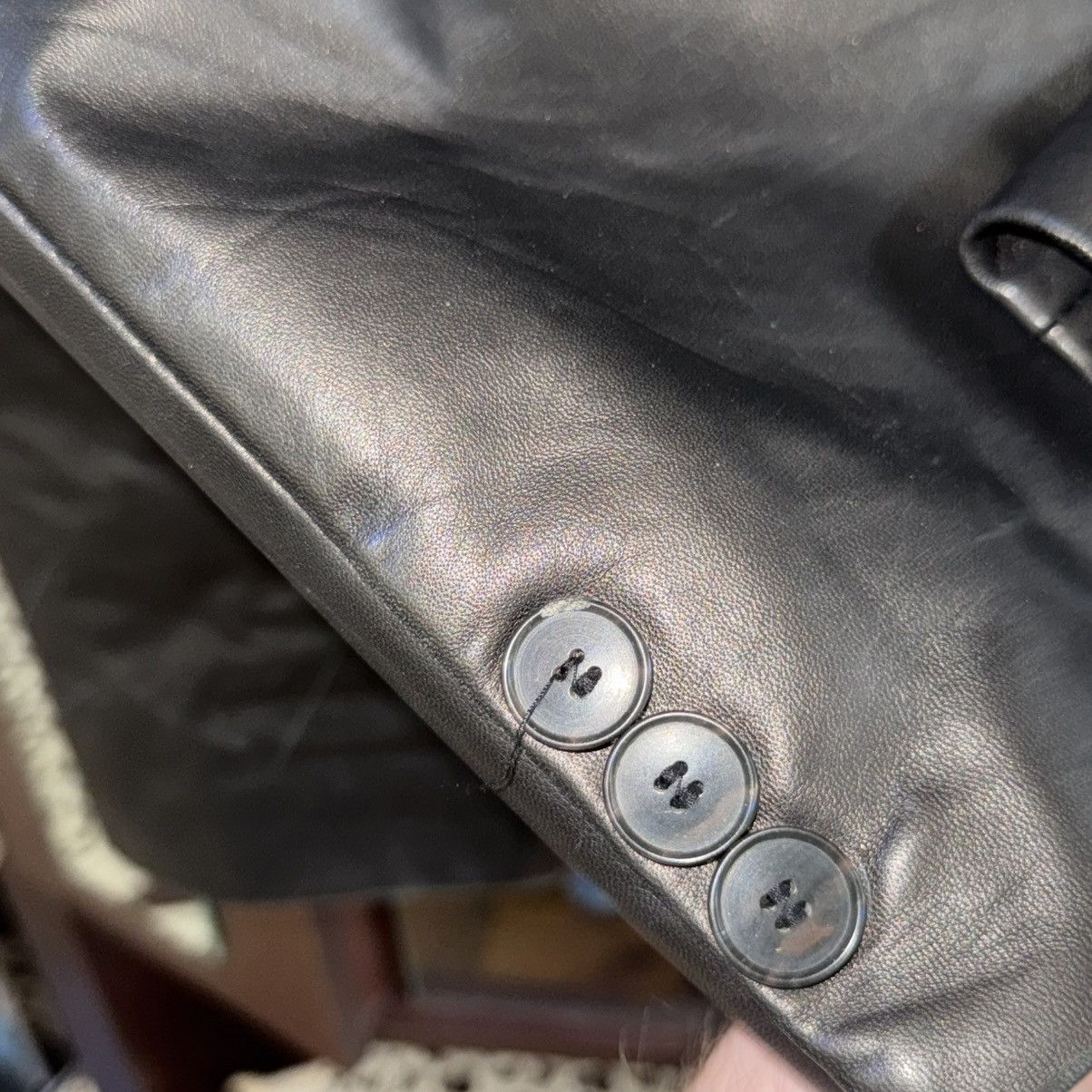 Hugo Boss Vintage 90s Hugo Boss Leather Jacket Coat Size US XL / EU 56 / 4 - 14 Thumbnail