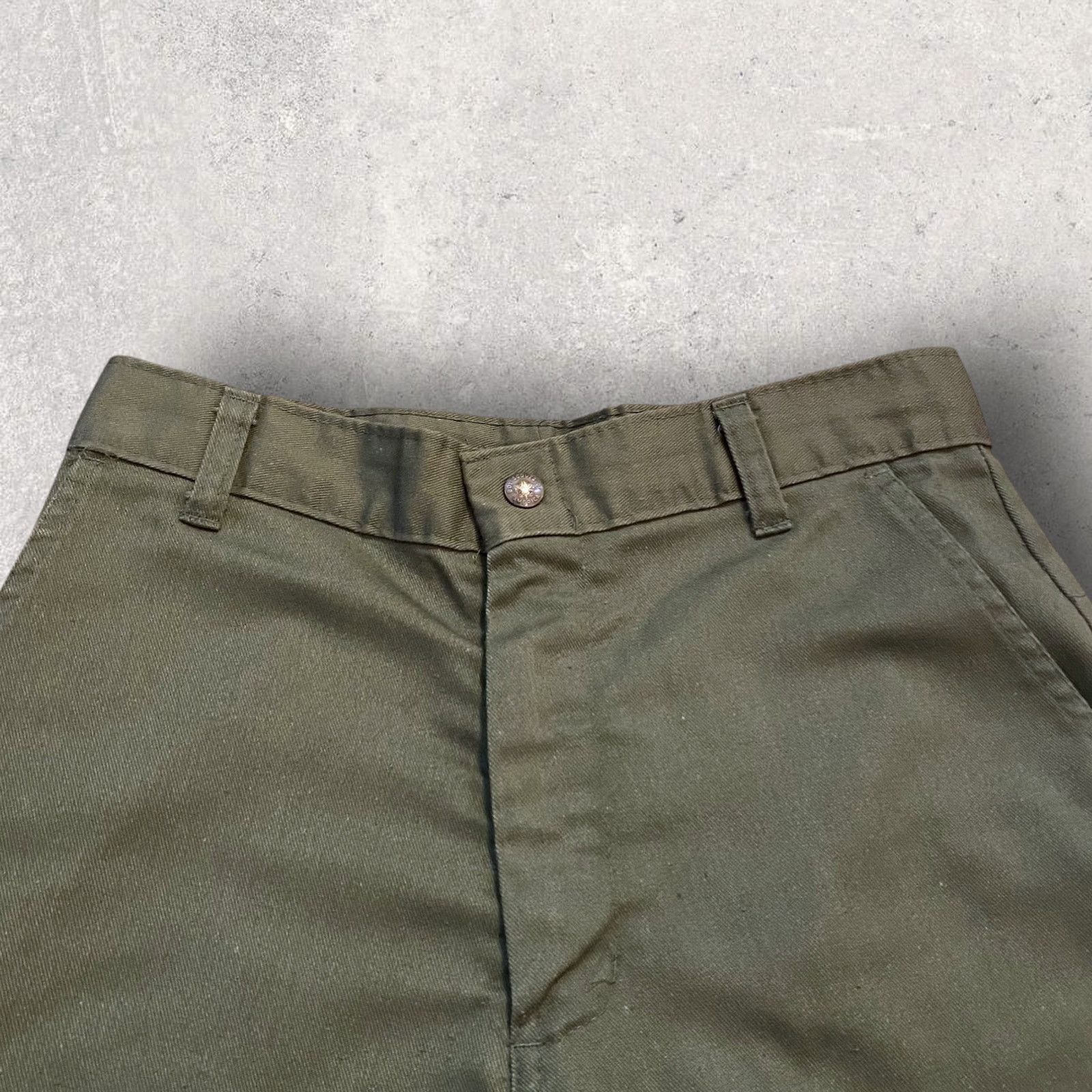 Vintage Vintage Boy Scout Uniform Olive Green Slim Fit Chino Pants Size 28" / US 6 / IT 42 - 3 Thumbnail