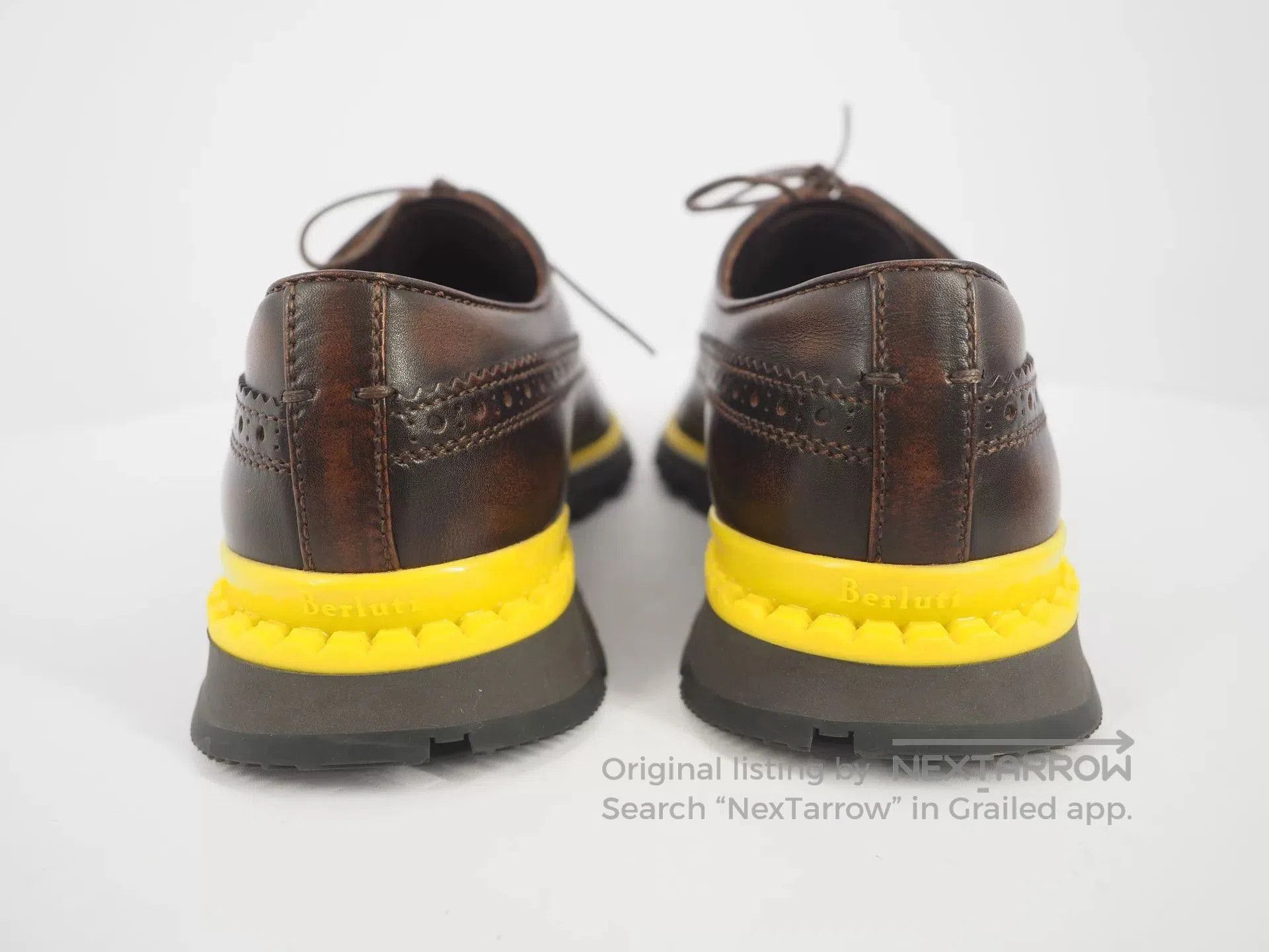Berluti berluti brown leather sneakers UK6. Size US 8 / EU 41 - 5 Thumbnail