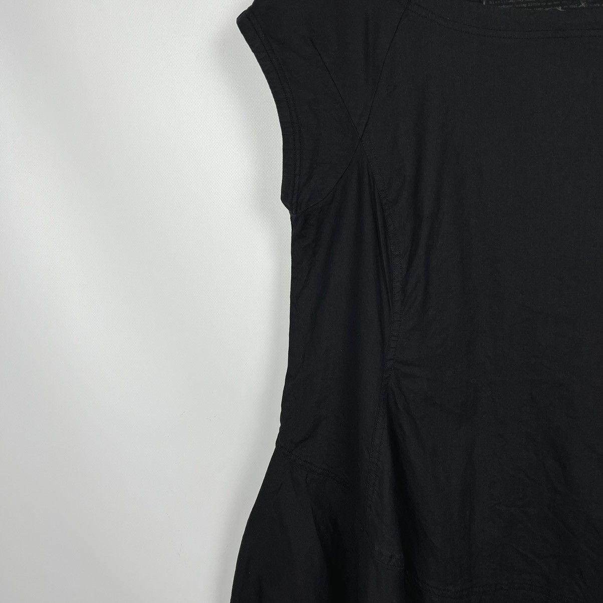 Rundholz Rundholz Black Label Avant-Garde Asymmetrical Black Dress Size XL / US 12-14 / IT 48-50 - 4 Thumbnail