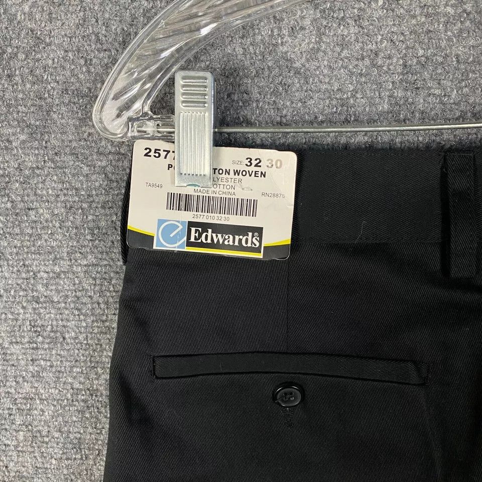 Other Edwards Pants Men's 32x30 Polyester Cotton NWT Adults Chino Size US 32 / EU 48 - 6 Thumbnail