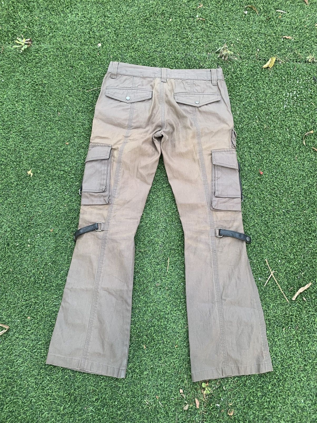 Tornado Mart Tornado Mart Waxed Cargo Pants Size US 30 / EU 46 - 4 Thumbnail