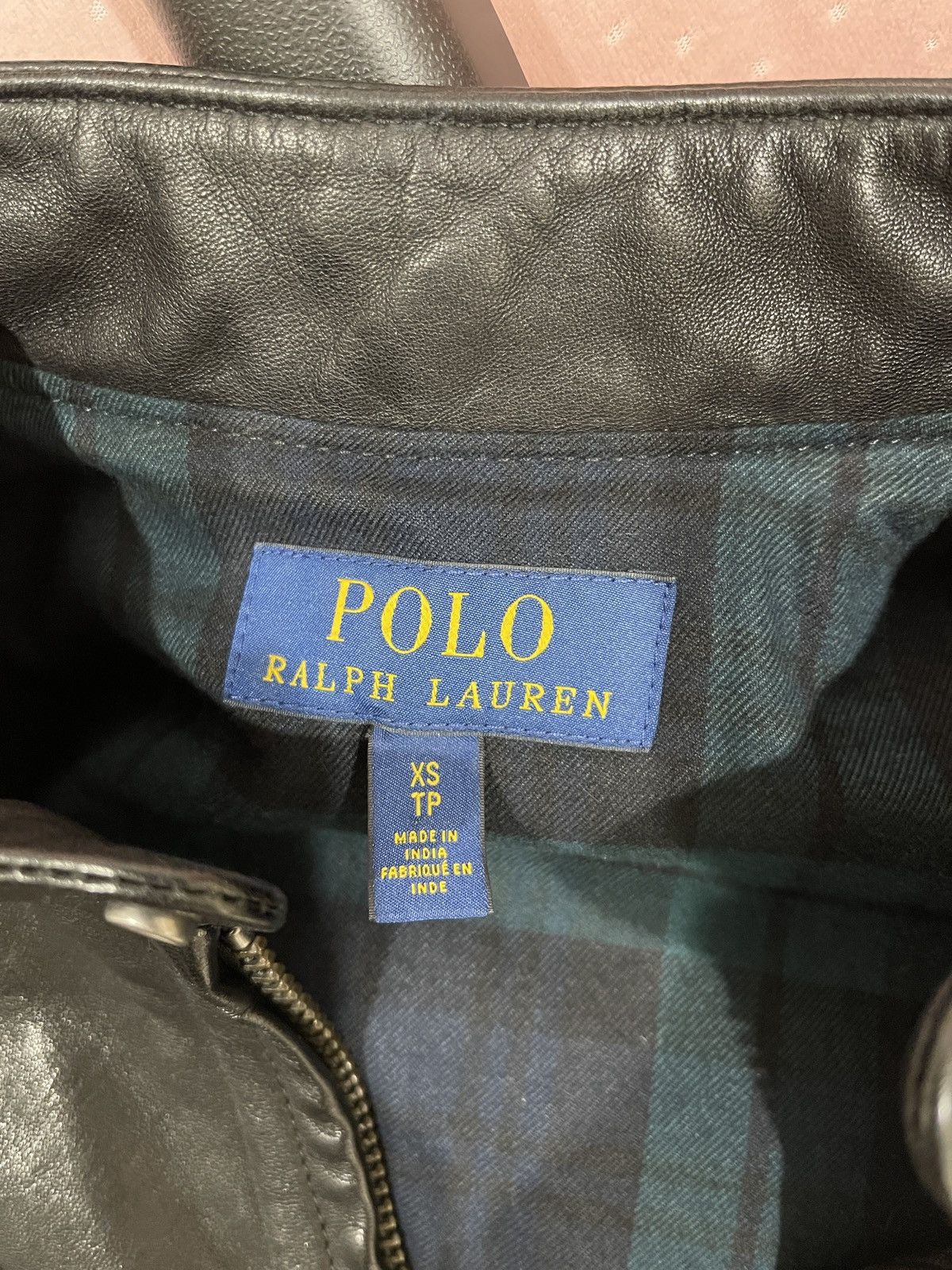 Polo Ralph Lauren Polo Ralph Lauren Black Leather Cafe Racer Jacket Size US XS / EU 42 / 0 - 5 Thumbnail