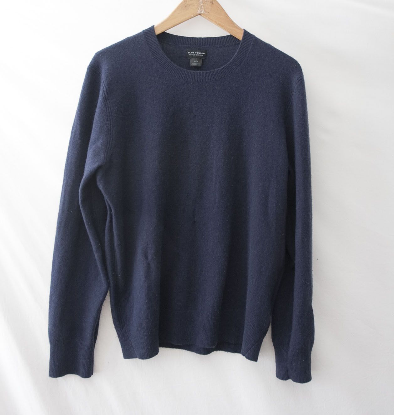 Club Monaco Club Monaco Sweater 100% Cashmere Recycled Size M Dark Blue Size US M / EU 48-50 / 2 - 1 Thumbnail