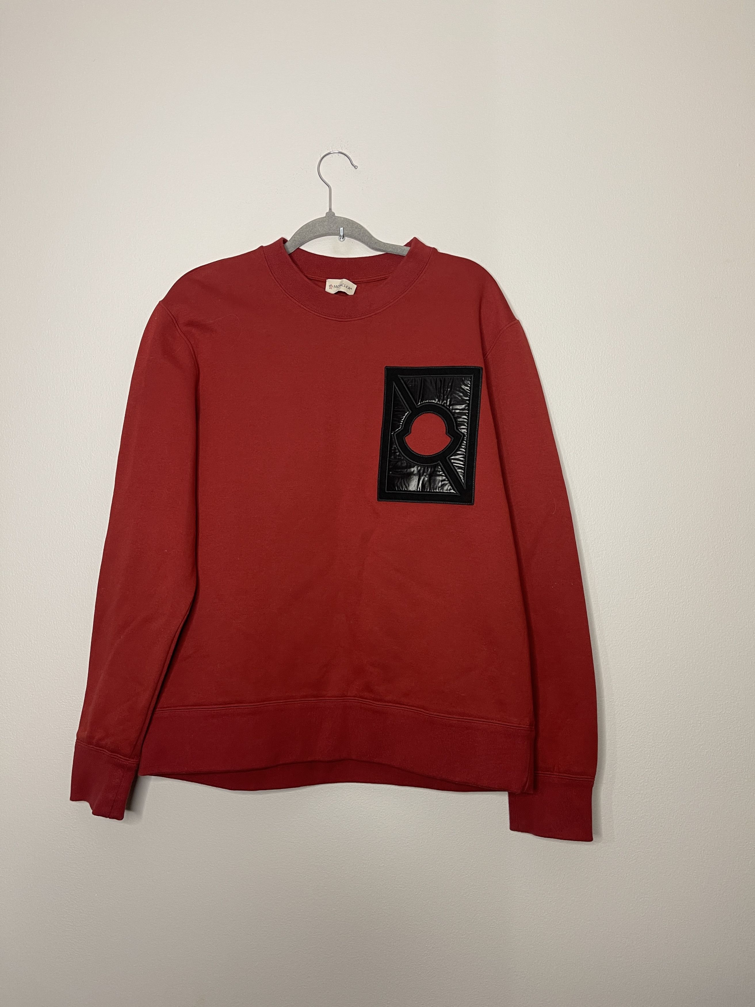 image of Moncler X Graig Green Sweatshirt in Red, Men's (Size Medium)