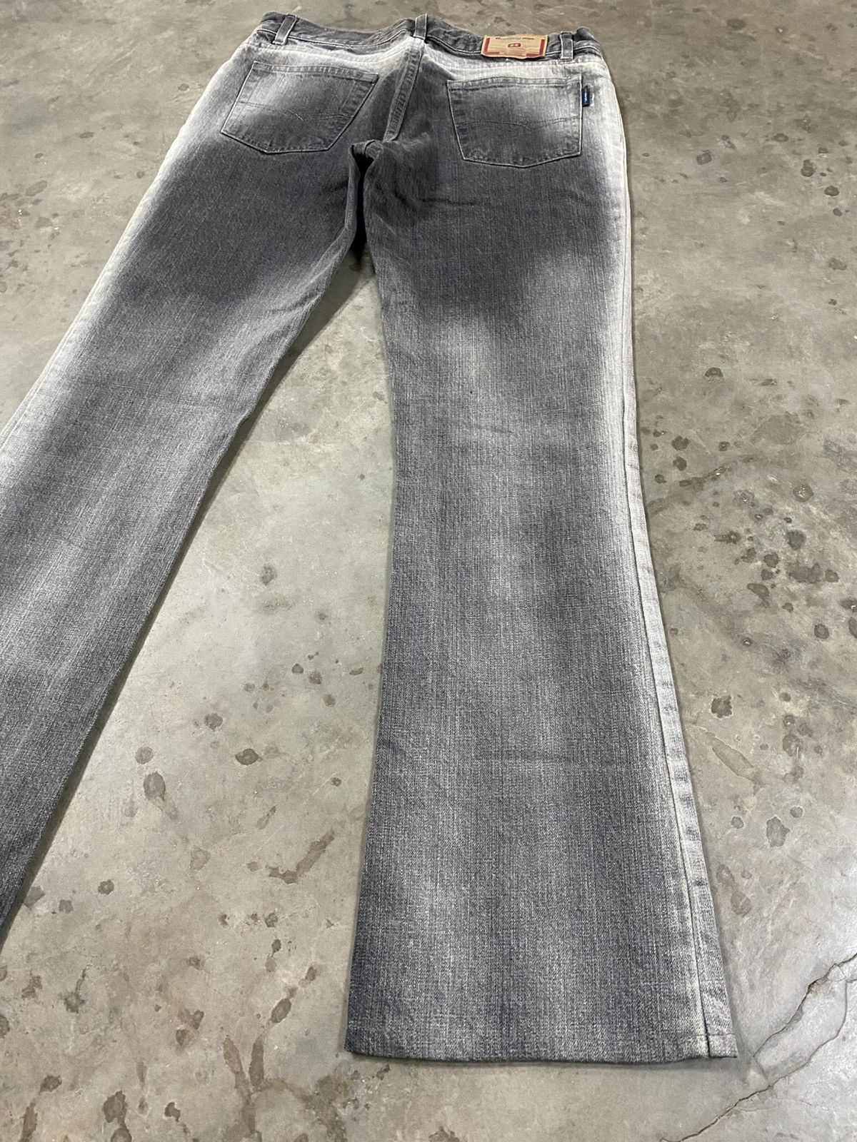 Seditionaries Flare Jeans Holiday Dept 2 Tone Black Italian Style @317 Size US 31 - 9 Thumbnail