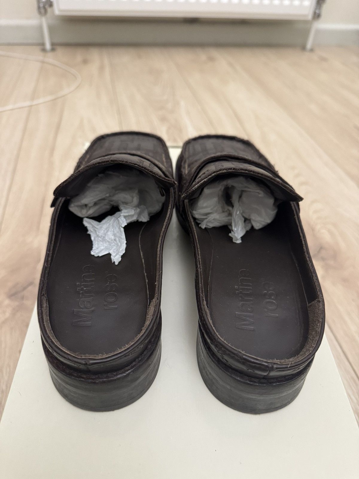 Martine Rose Martine Rose Embossed Loafers - Brown Size US 6 / EU 39 - 3 Thumbnail