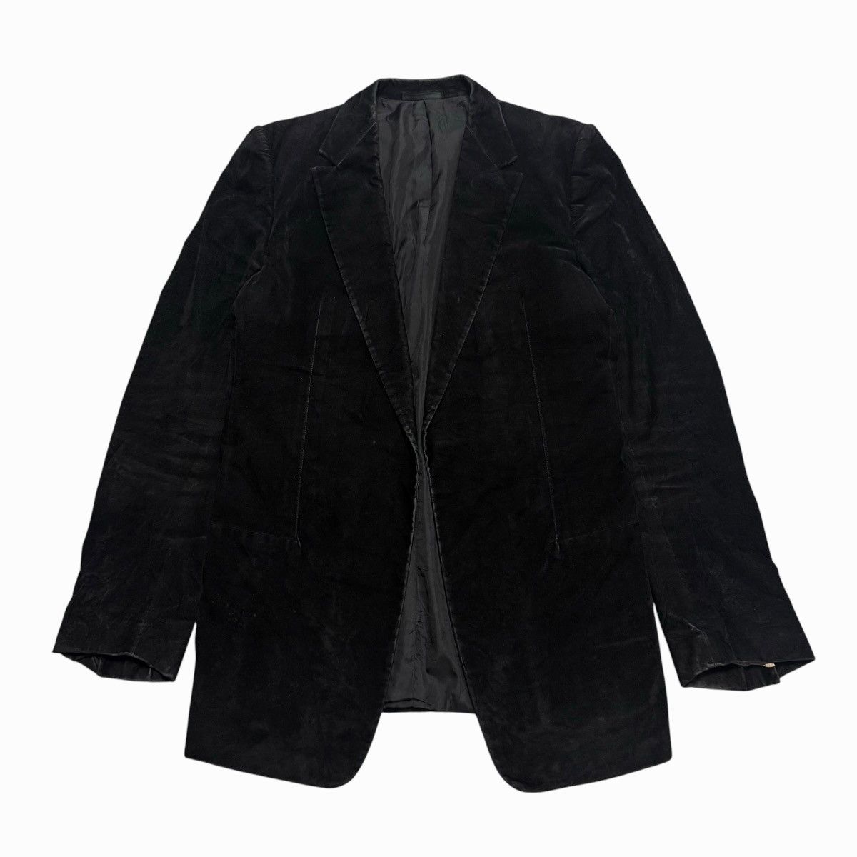 Carol Christian Poell AW 98-99 Carol Christian Poell Buttonless Velvet Jacket Size US M / EU 48-50 / 2 - 1 Thumbnail
