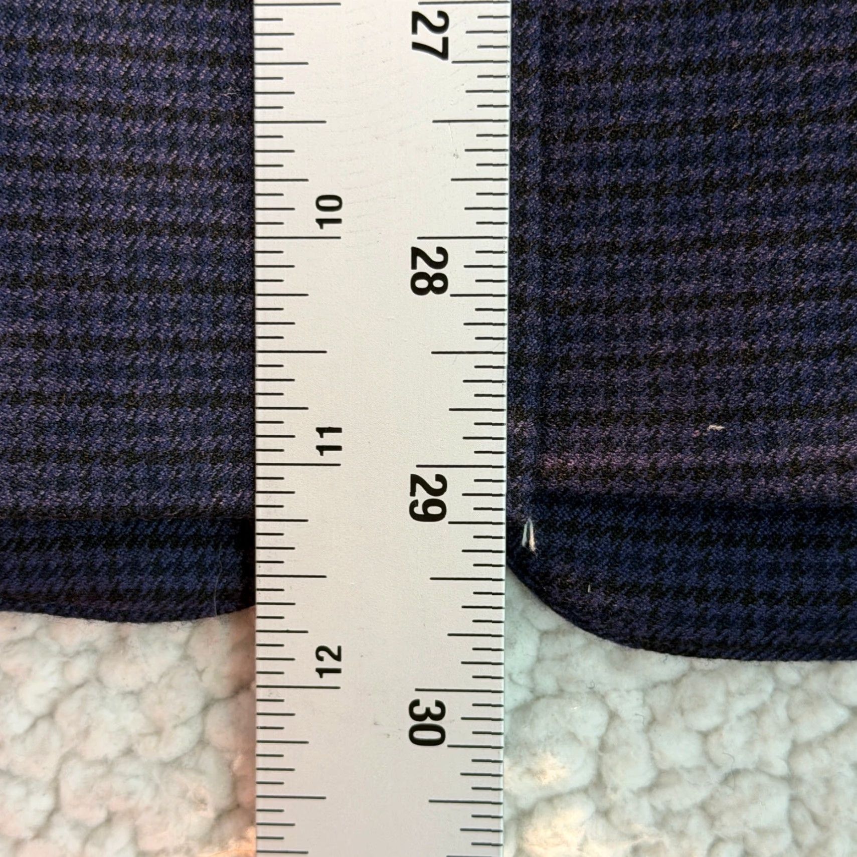 Ralph Lauren Lauren Ralph Lauren Blazer Jacket Mens 38R Medium Blue Black Houndstooth Size 40R - 5 Thumbnail