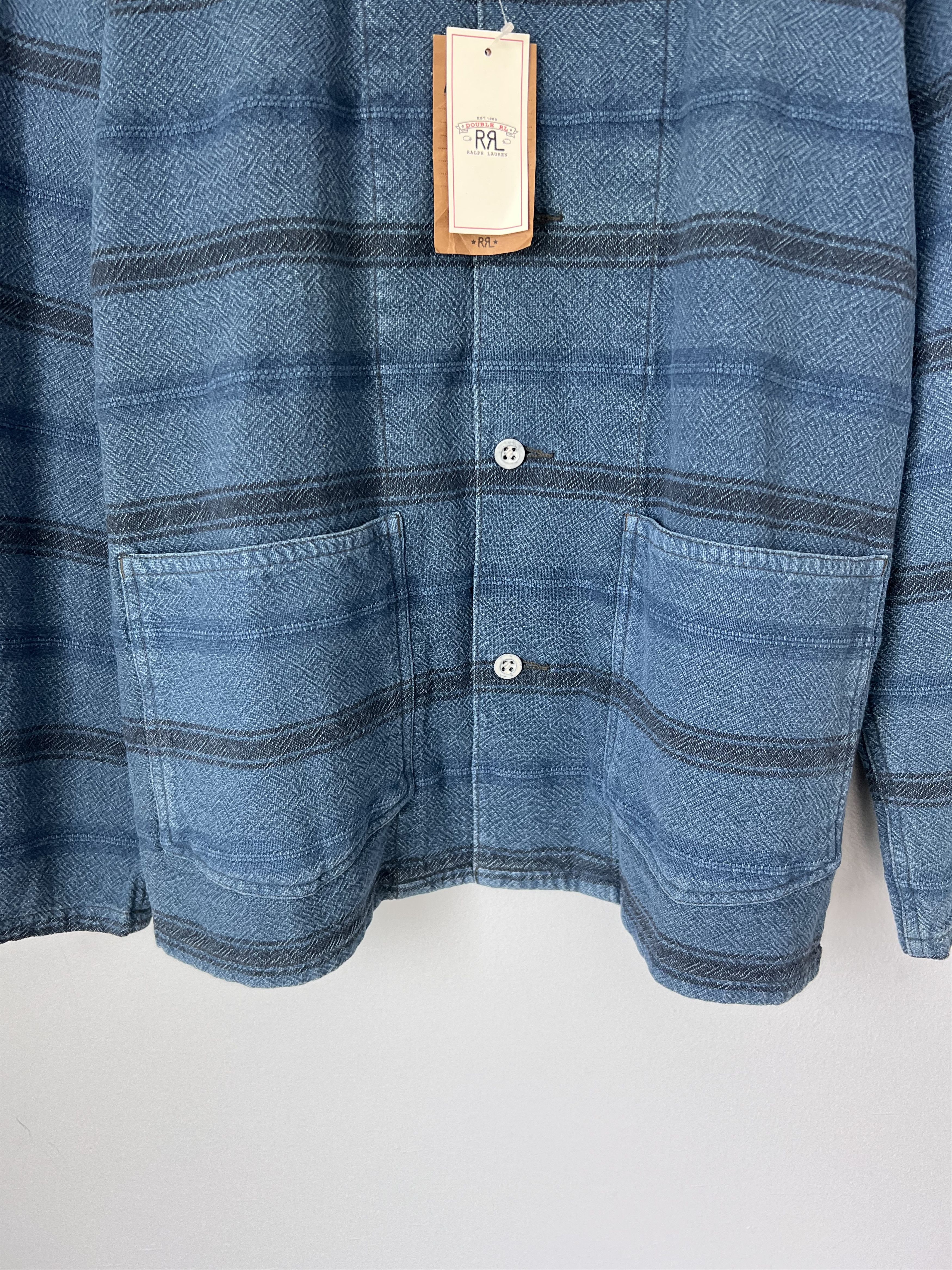 RRL Ralph Lauren RRL Ralph Lauren Cooper Work Jacket in Indigo Size US L / EU 52-54 / 3 - 3 Thumbnail