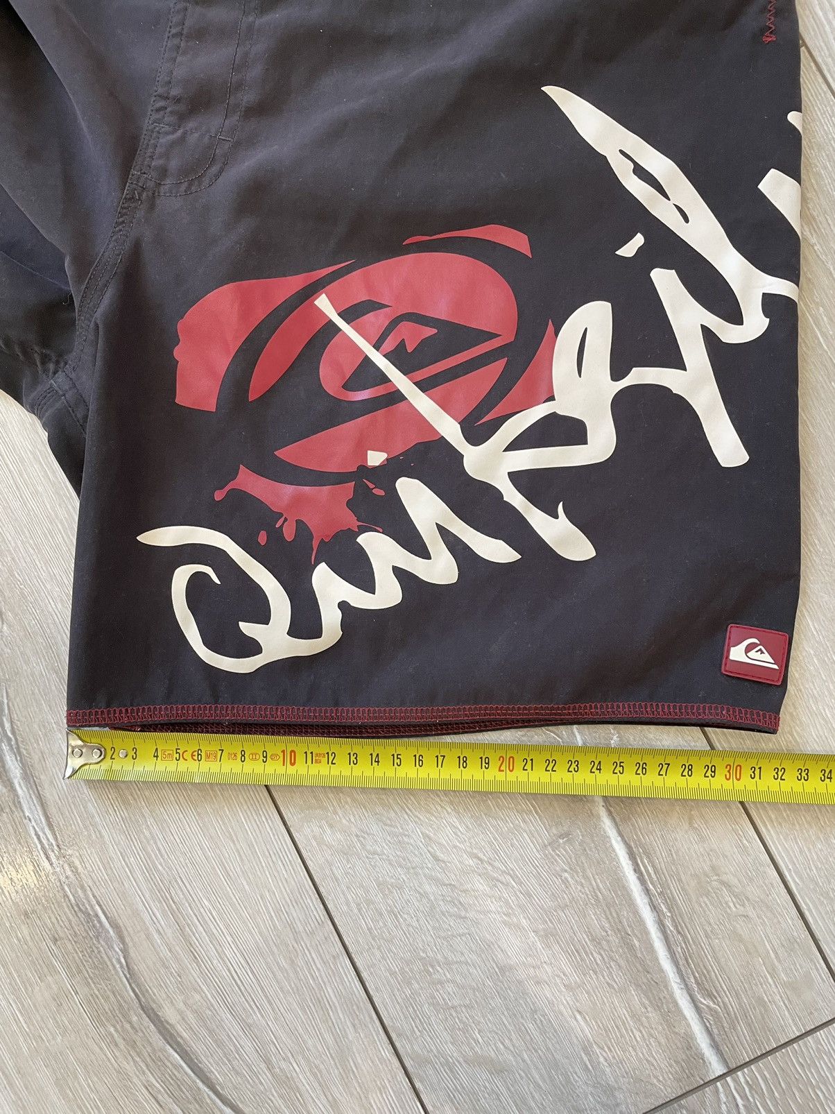 Quiksilver × Vintage Rare Vintage Quiksilver Big Logo Shorts Y2K Surfing Size US 32 / EU 48 - 17 Thumbnail