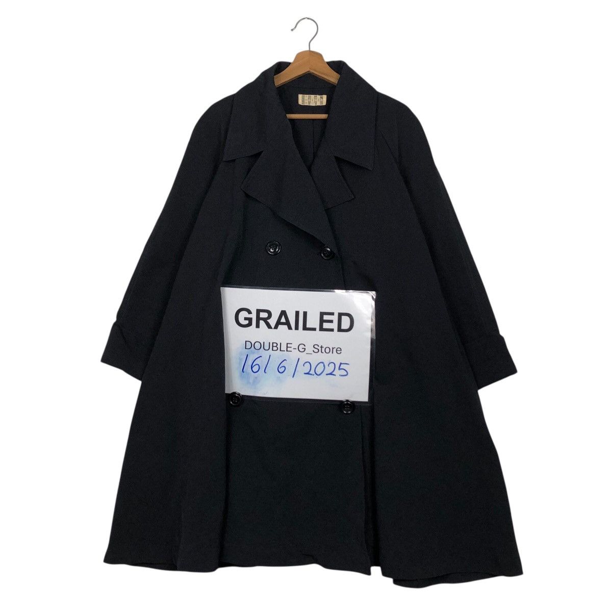 Issey Miyake 📌Rich Black Vintage Long Jacket Runway Design The Ginza Size US M / EU 48-50 / 2 - 1 Thumbnail