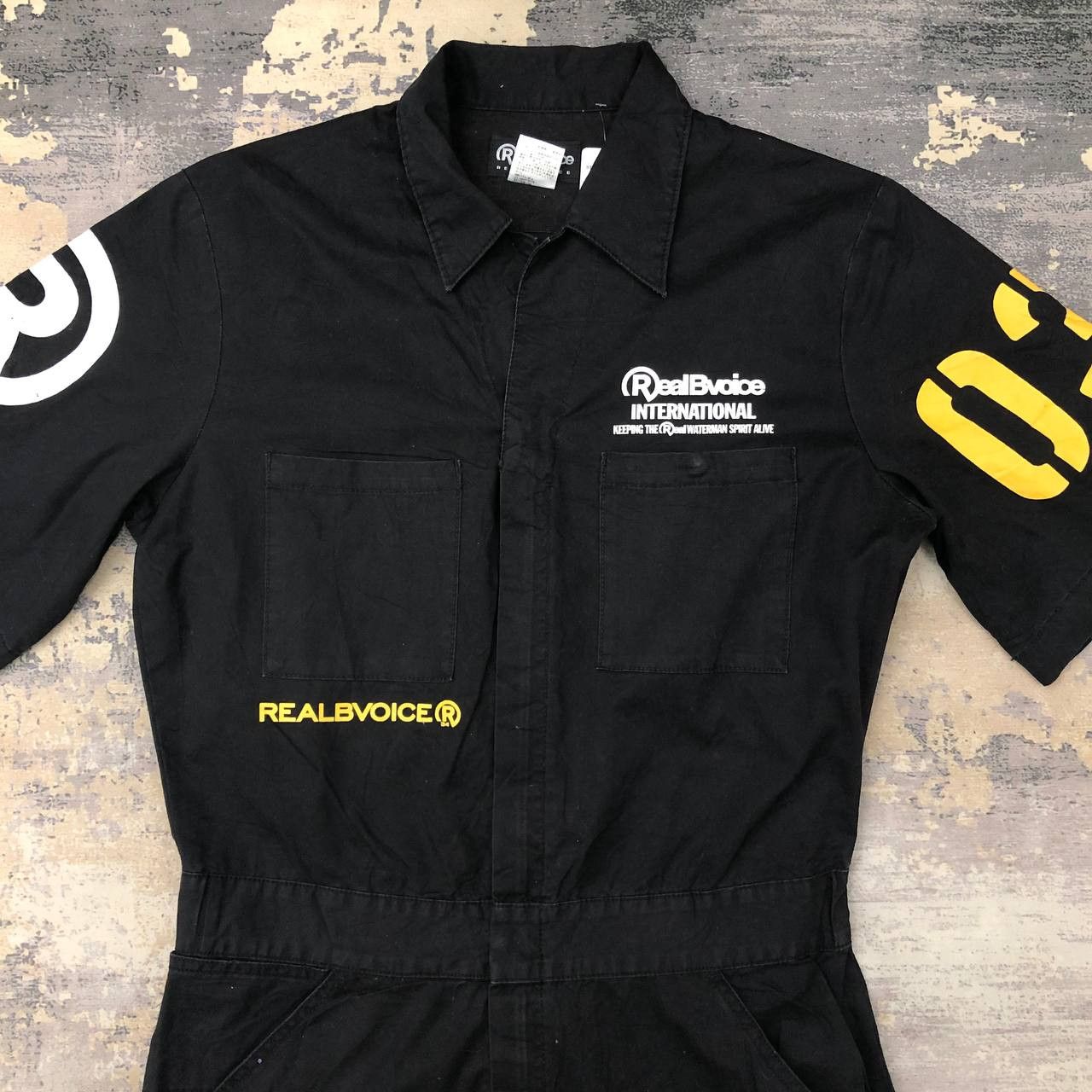 Japanese Brand P675 REALBVOICE X WATER WARRIOR PAINTED COVERALLS Size US S / EU 44-46 / 1 - 4 Thumbnail