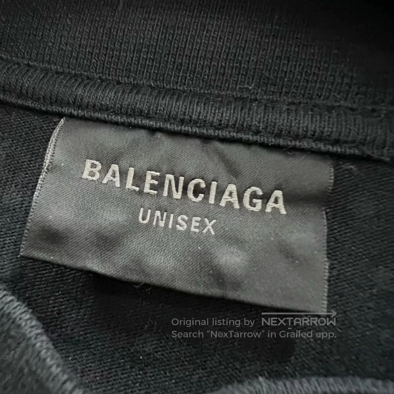 Balenciaga Balenciaga Black Rhinestone Crew Neck Tee. Size S / US 4 / IT 40 - 3 Thumbnail