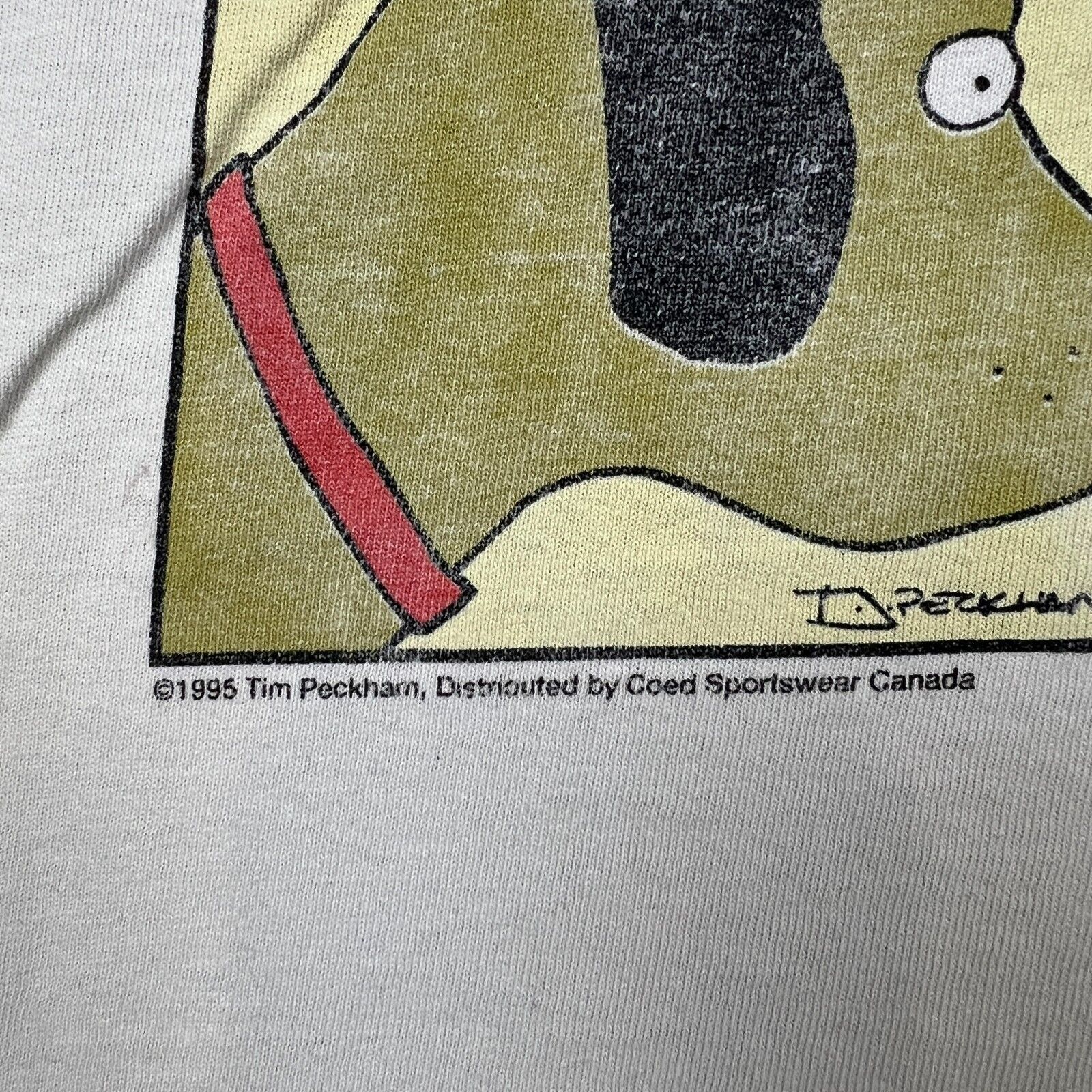 Vintage Vintage 1995 Timwit Dog Days T Shirt Large Funny Distressed Size US L / EU 52-54 / 3 - 3 Thumbnail