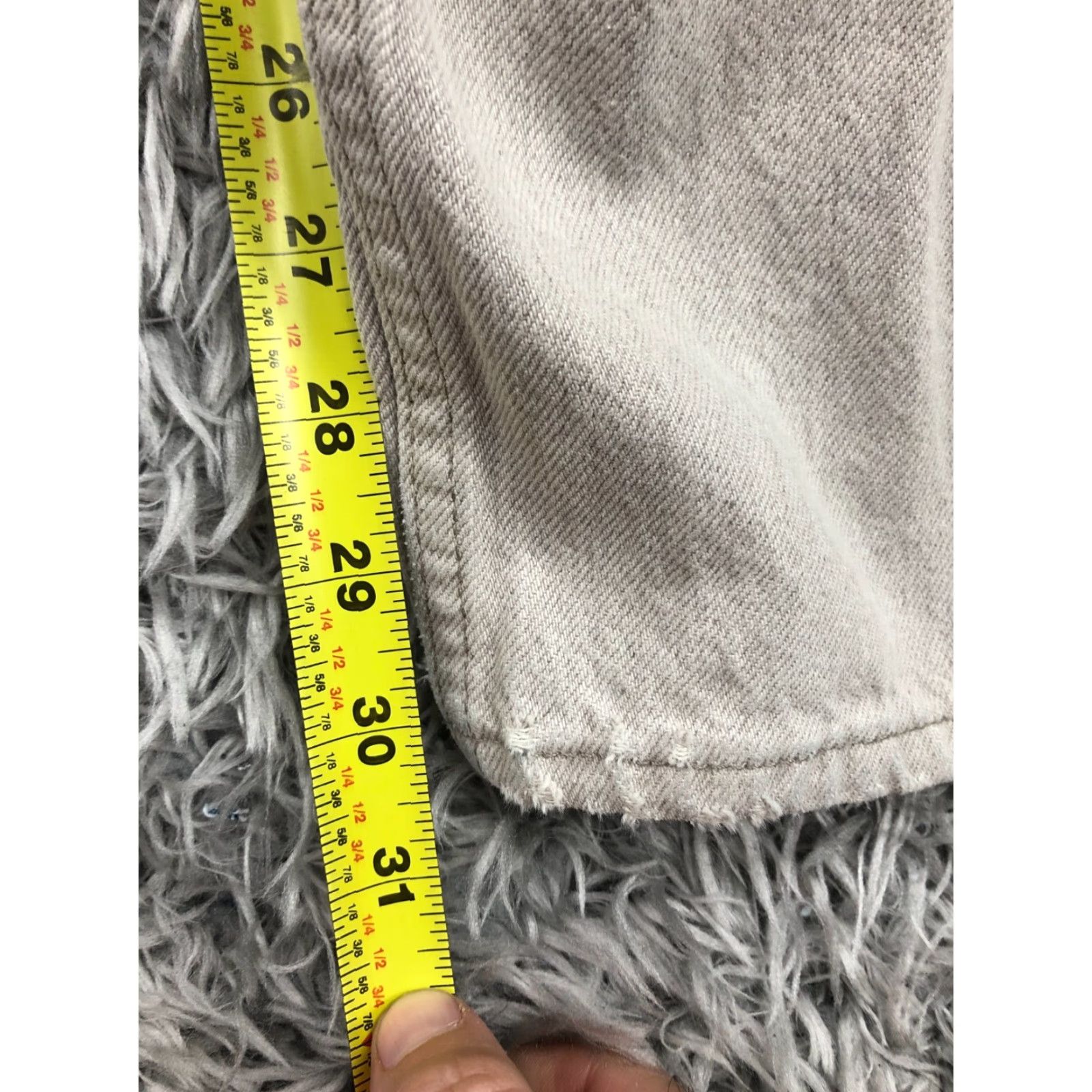 Levi's Levi's 550 Jeans Adult 30x32 Gray Relaxed Tapered Denim 5-Pocket USA Mens Size US 30 / EU 46 - 3 Thumbnail