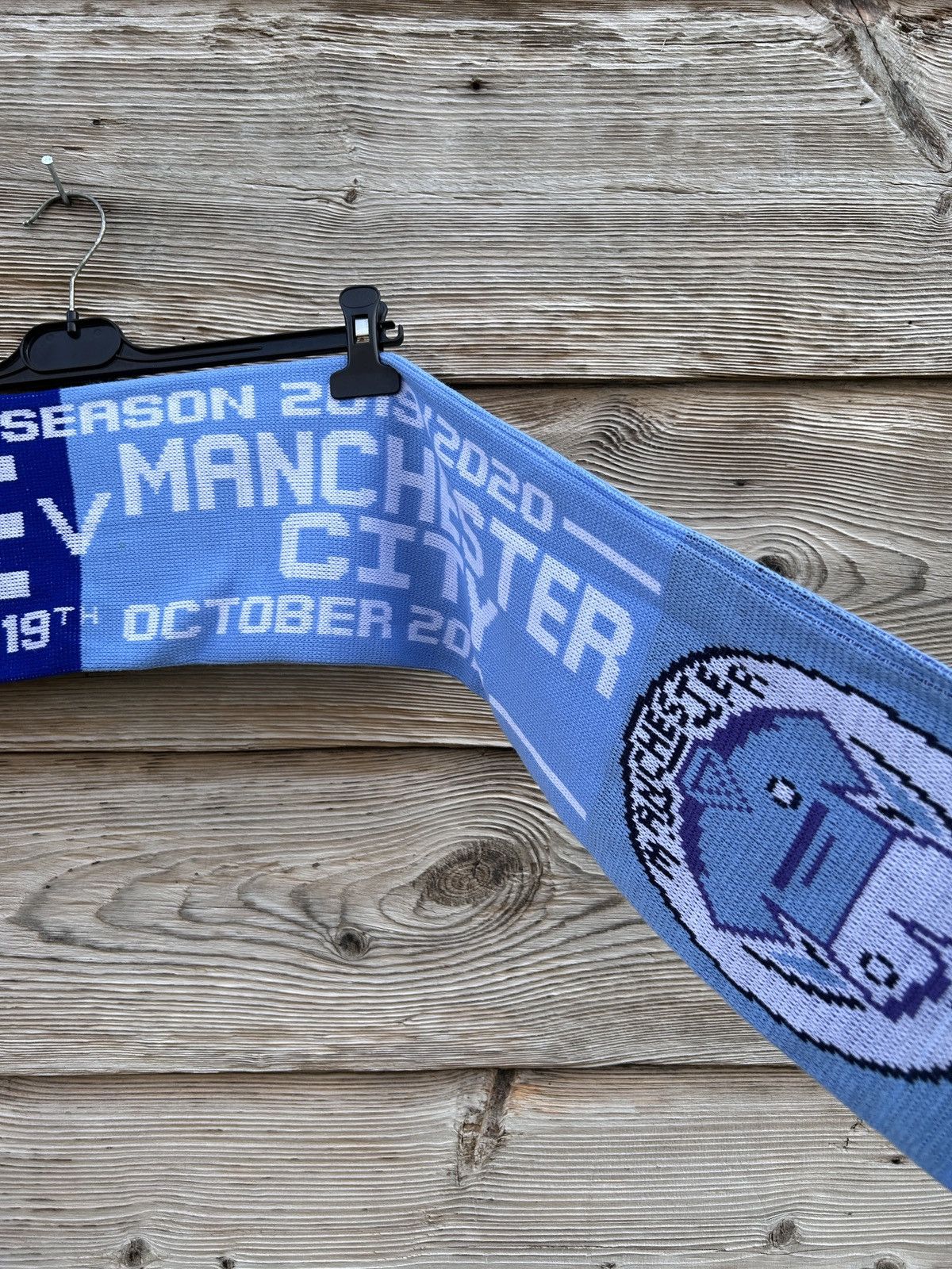 Vintage Manchester City vs Crystal Palace 2019 Premiership Scarf Size ONE SIZE - 5 Thumbnail