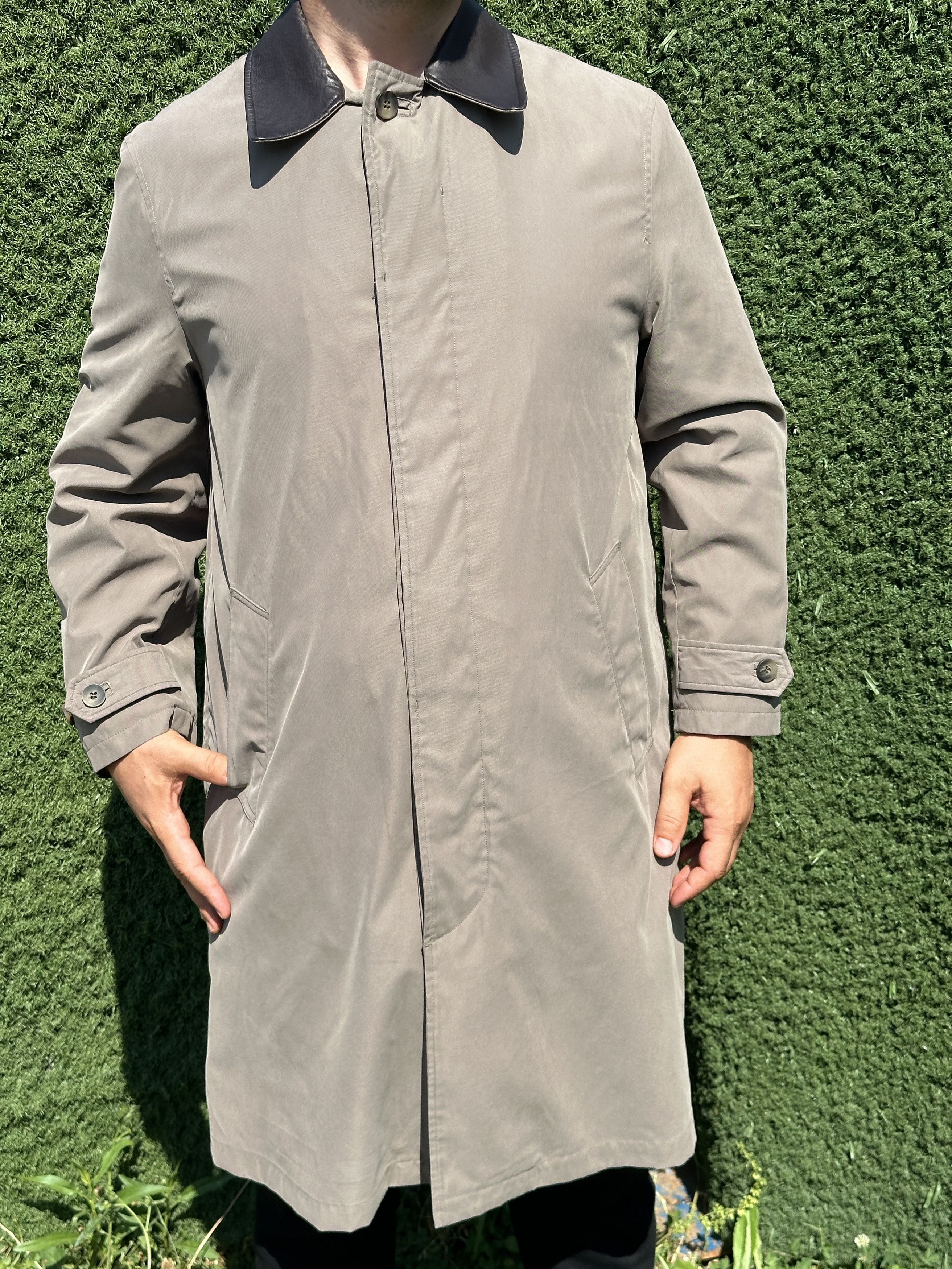 Ermenegildo Zegna Ermenegildo Zegna Prorsum Trench Coat Leather Long Size 48 M Size US M / EU 48-50 / 2 - 6 Thumbnail