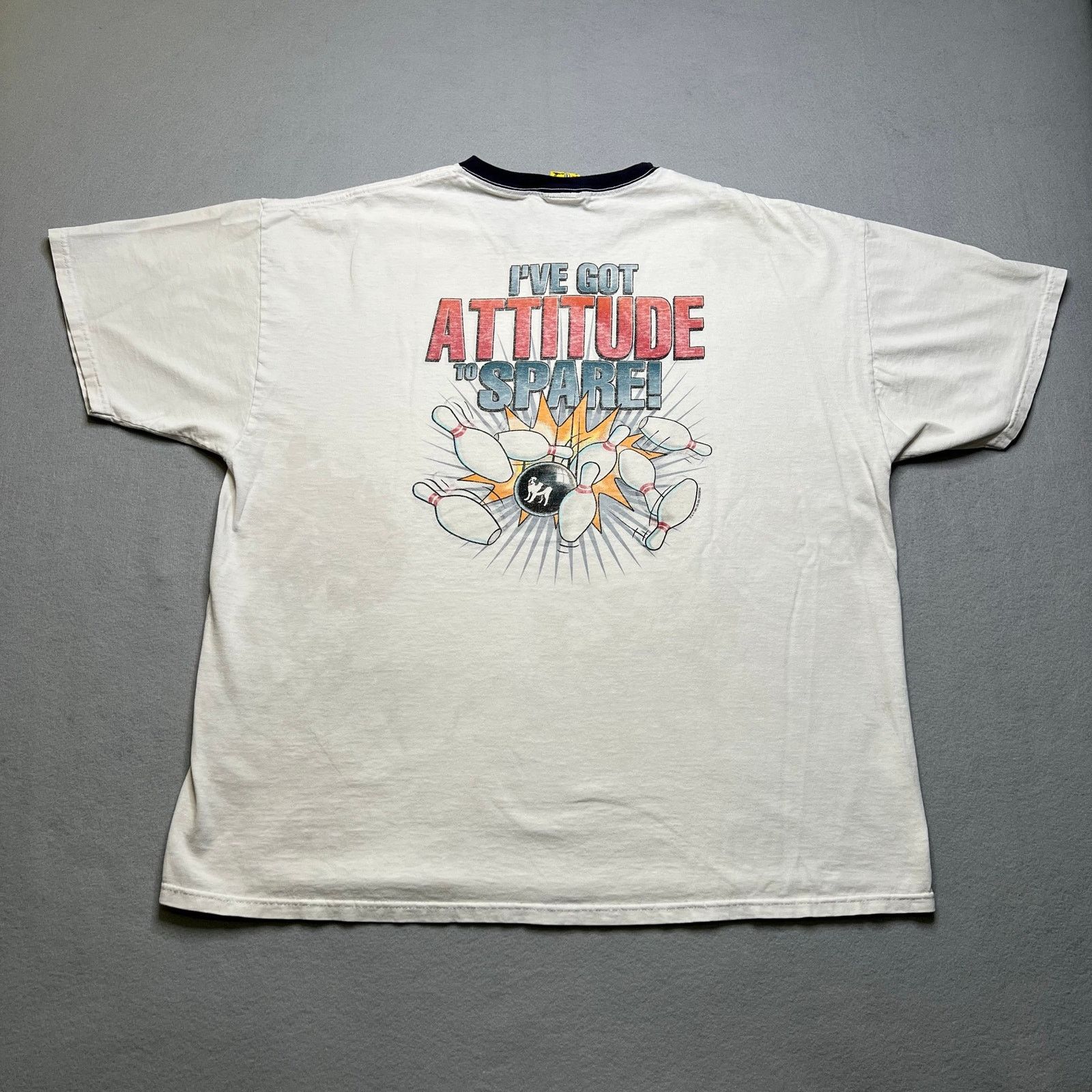 Big Dogs Vintage Big Dogs T Shirt Mens XXL White Ringer Attitude Y2K Size US XXL / EU 58 / 5 - 6 Thumbnail