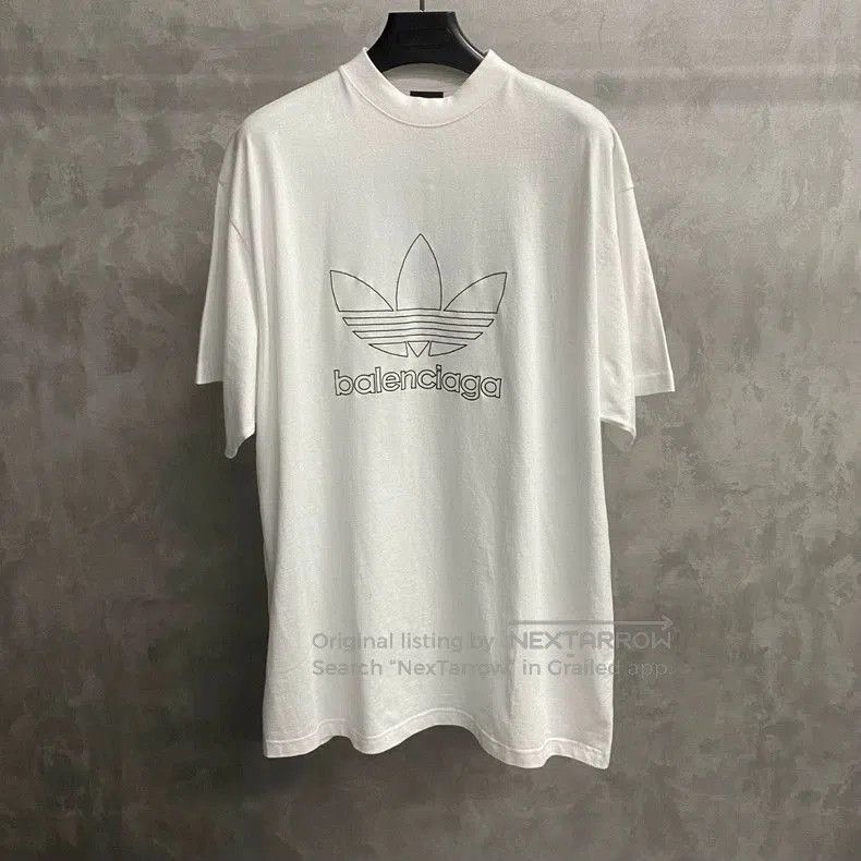 Balenciaga Balenciaga Adidas Embroidered Logo Tee. Size US S / EU 44-46 / 1 - 1 Thumbnail