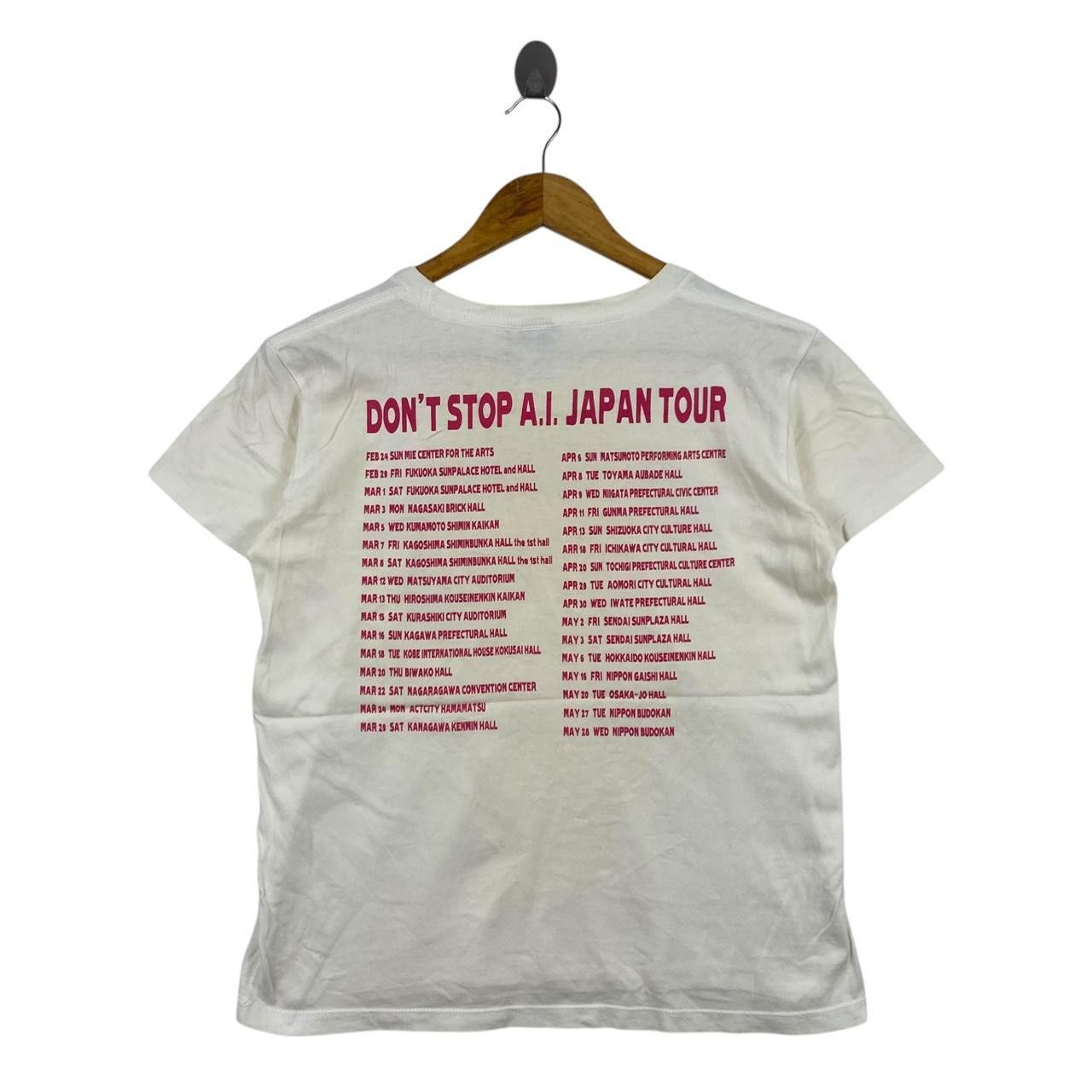 Band Tees AI Dont Stop Ai Japan Singer Tour 2007 Rap Tee Shirt SX4 Size US M / EU 48-50 / 2 - 3 Thumbnail