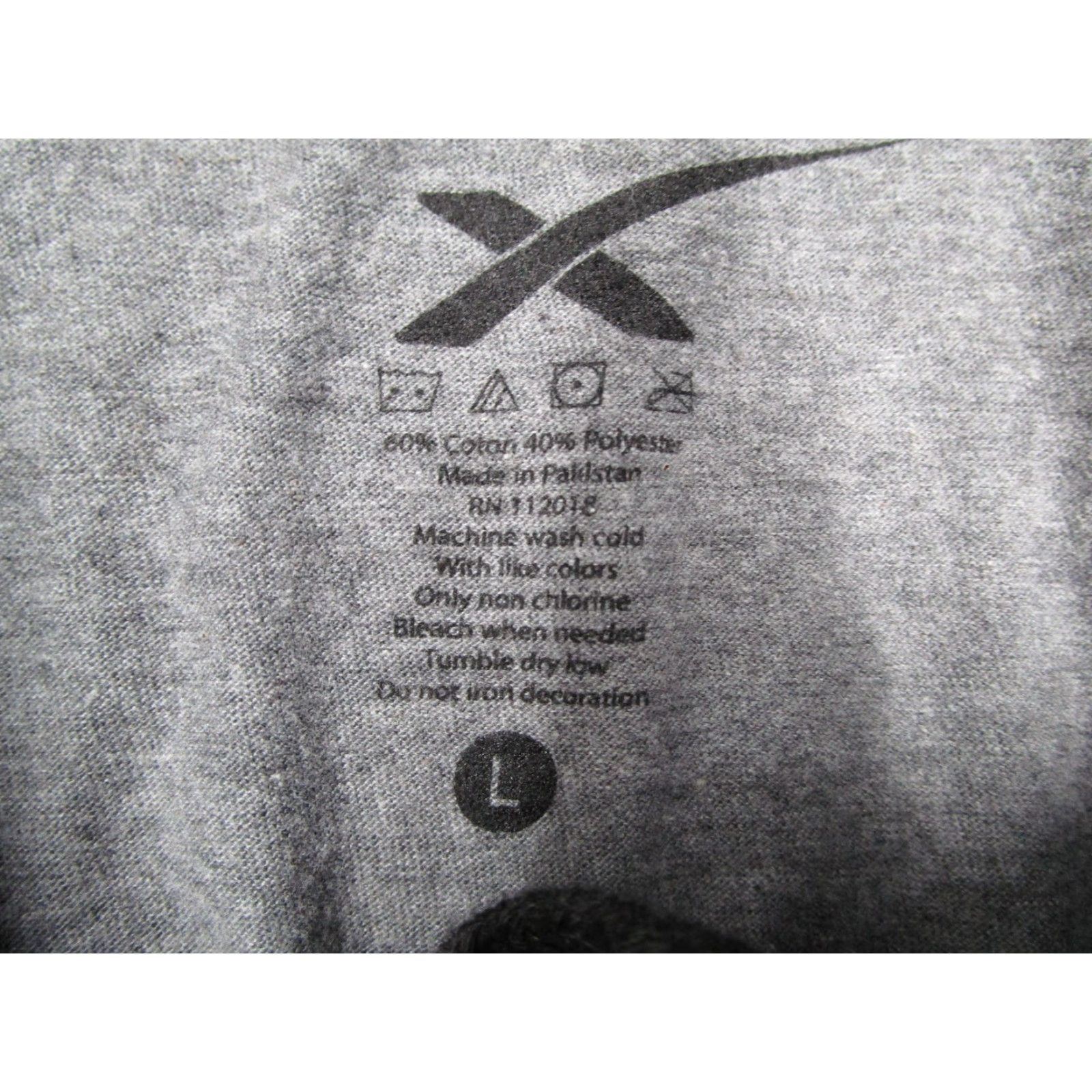 Logo 7 SpaceX Hoodie Mens L Gray Raglan Full Zip Logo Graphic Lightweight Size US L / EU 52-54 / 3 - 3 Thumbnail