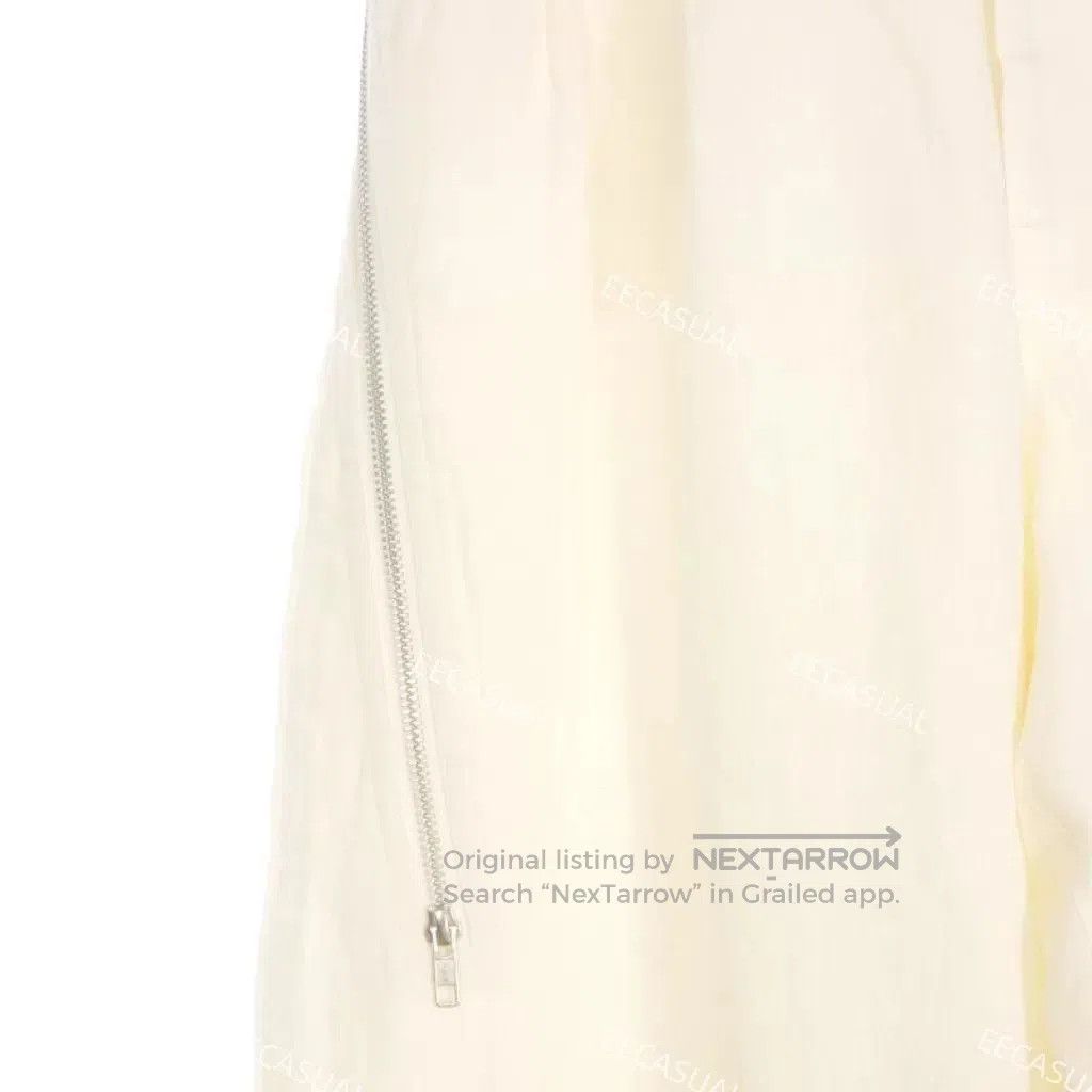 Ground Y Yohji Yamamoto White Linen Wide. Size 27" / US 4 / IT 40 - 3 Thumbnail