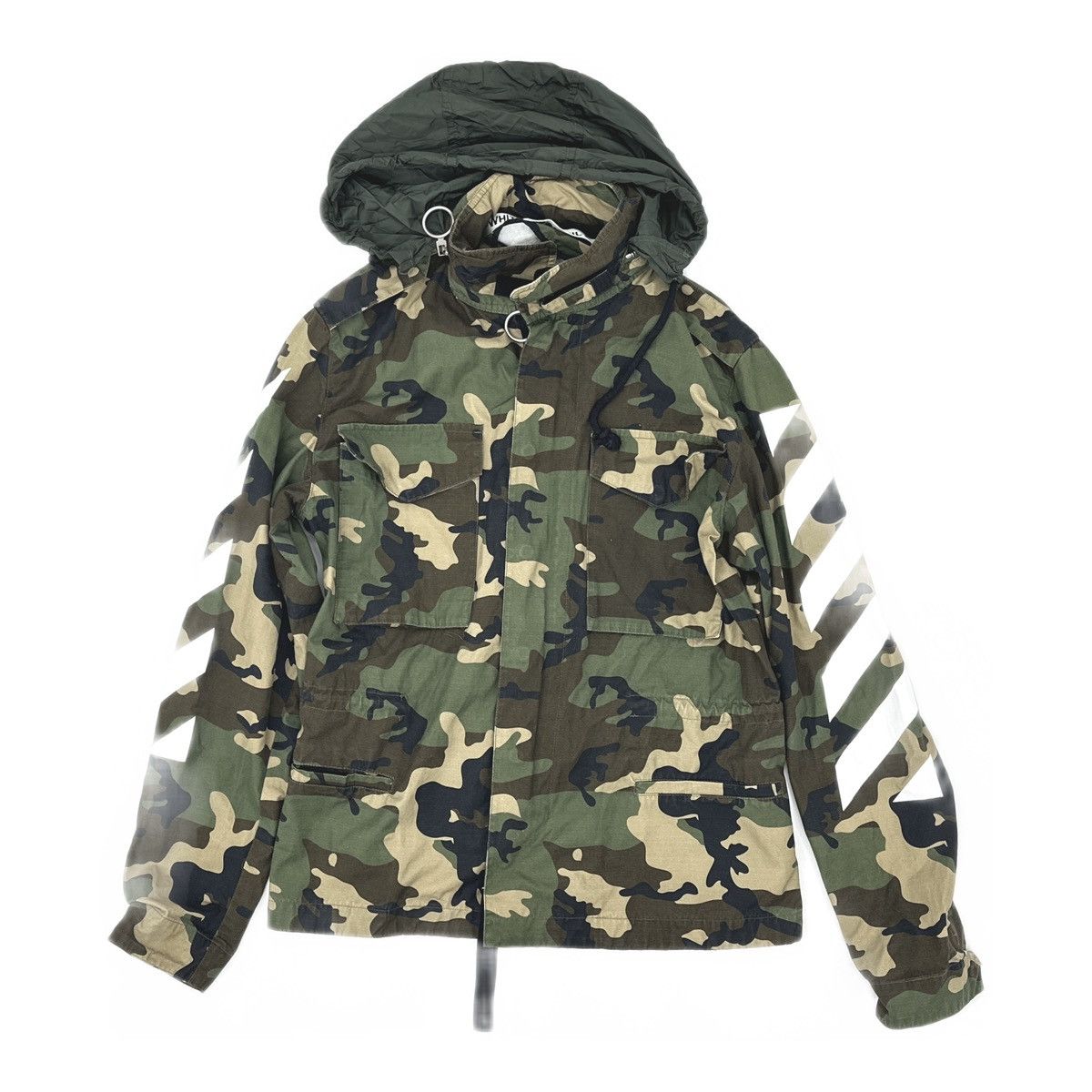 Off-White Off-White camouflage field jacket Size US S / EU 44-46 / 1 - 1 Thumbnail