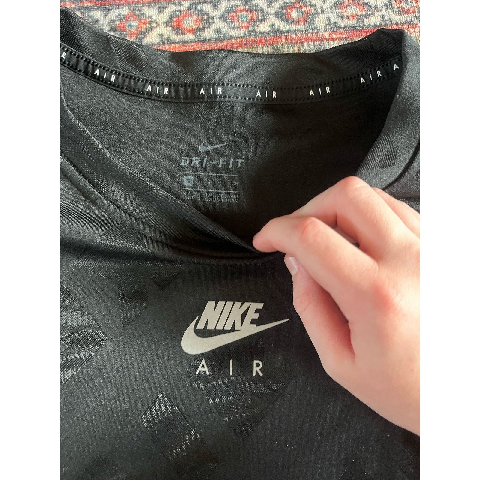 Nike Nike Air Women's Cropped Long Sleeve Over Logo Swoosh Size S Size S / US 4 / IT 40 - 2 Thumbnail