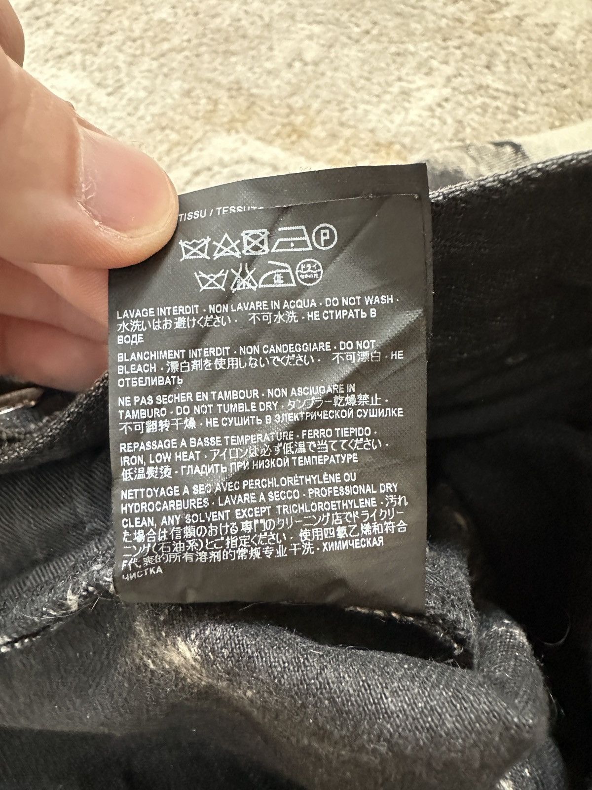 Saint Laurent Paris 16SS Bleach Crash Denim Size US 28 / EU 44 - 12 Thumbnail