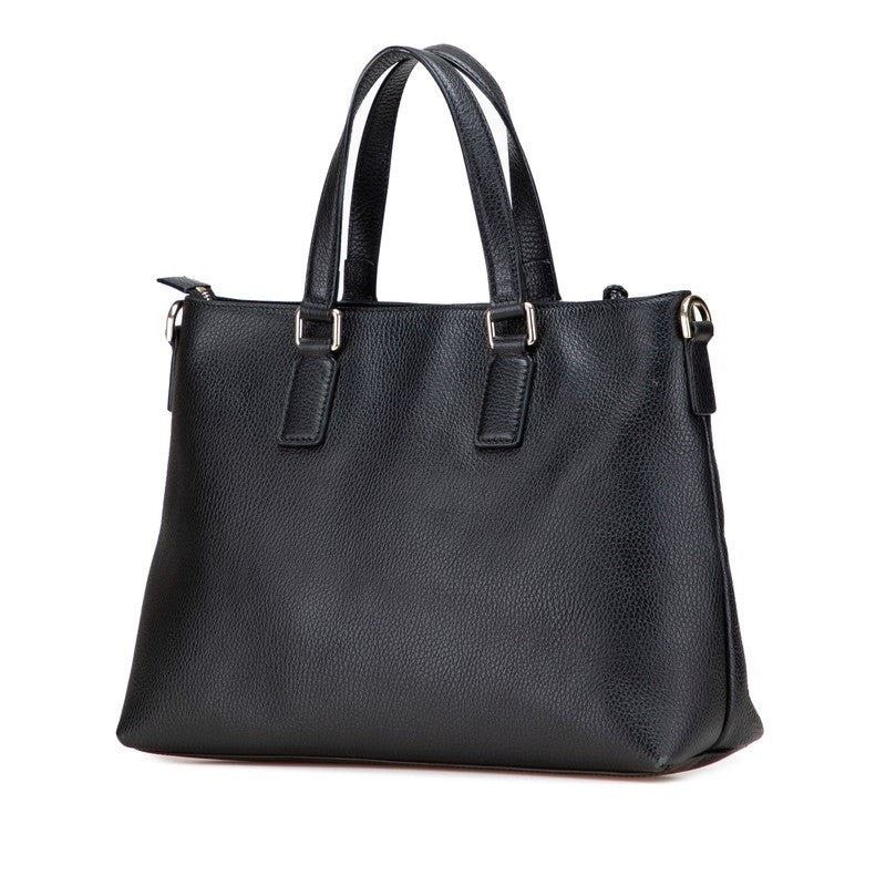 Gucci Gucci Bamboo Tassel Leather Handbag Black Size ONE SIZE - 8 Thumbnail