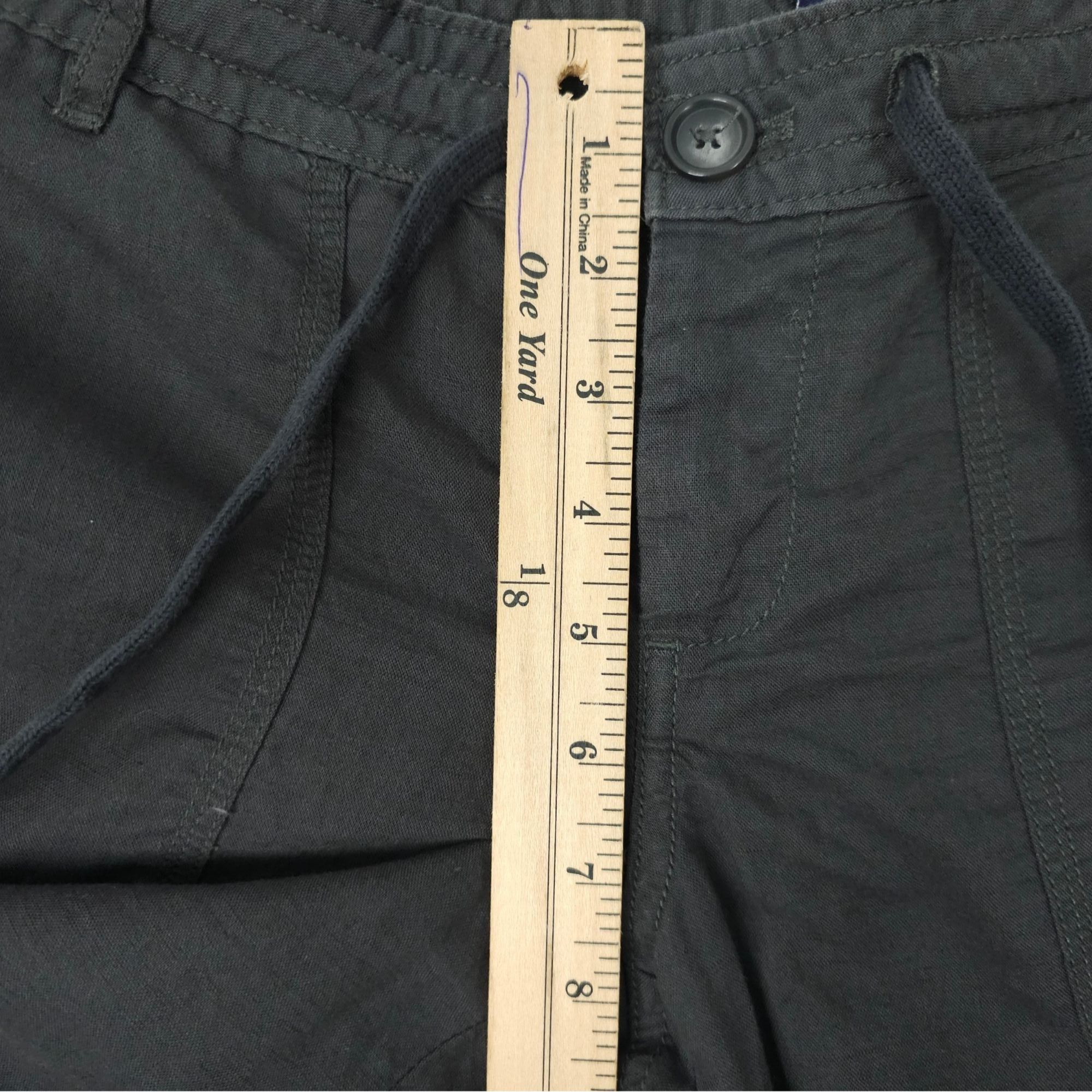 Gap Gap Drawstring Button Cargo Utility Pants Womens 4 Gray Size 27" / US 4 / IT 40 - 4 Thumbnail