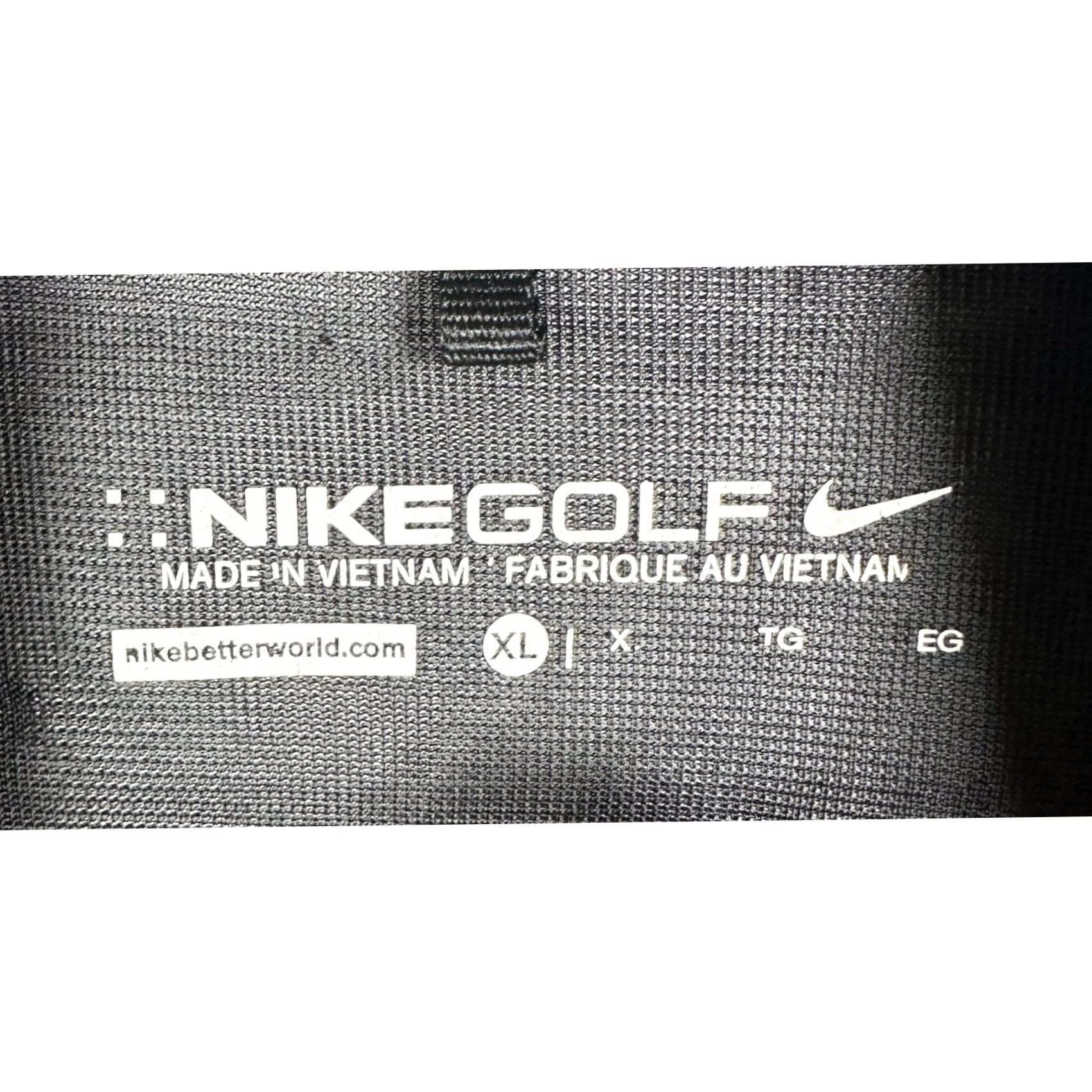 Nike Nike Golf Jacket Mens XL Black Grey Half Zip Windbreaker Pullover Colorblock EUC Size US XL / EU 56 / 4 - 4 Thumbnail