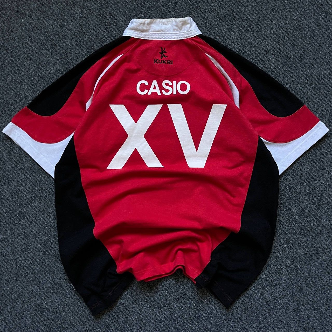 Genetic Manipulation Shinichiro Kuriya VTG Mans Rugby Kukri Earlsdon RFC 2005 Polo Casio xv 00s USA Size US XL / EU 56 / 4 - 6 Thumbnail