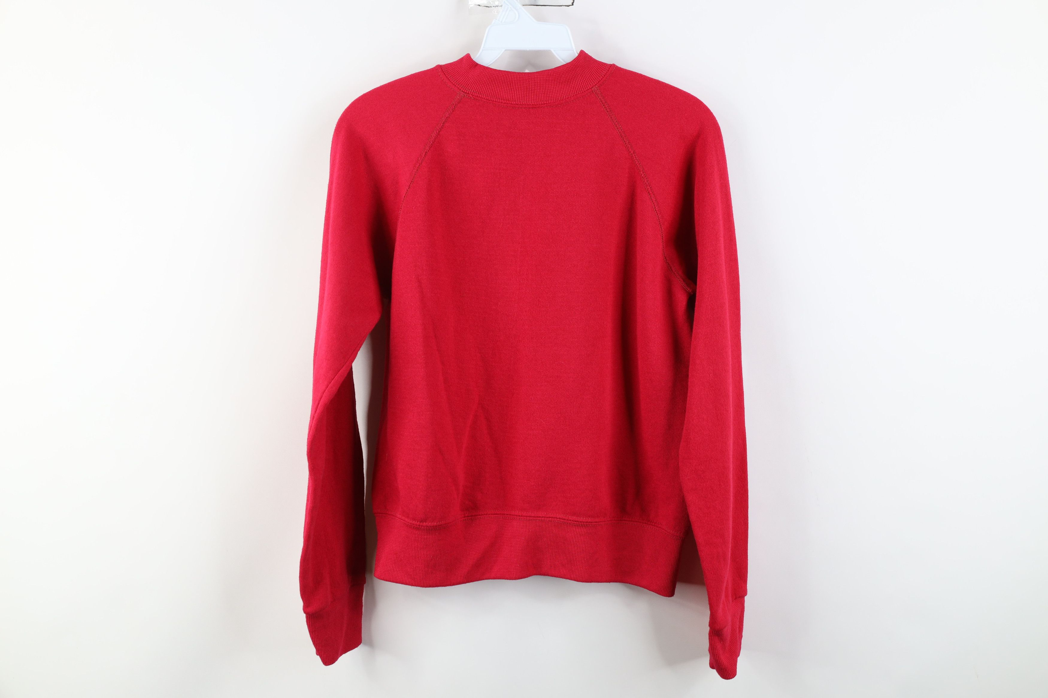 Vintage Vintage 70s Streetwear Raglan Sweatshirt Reddish Pink USA Size M / US 6-8 / IT 42-44 - 10 Thumbnail